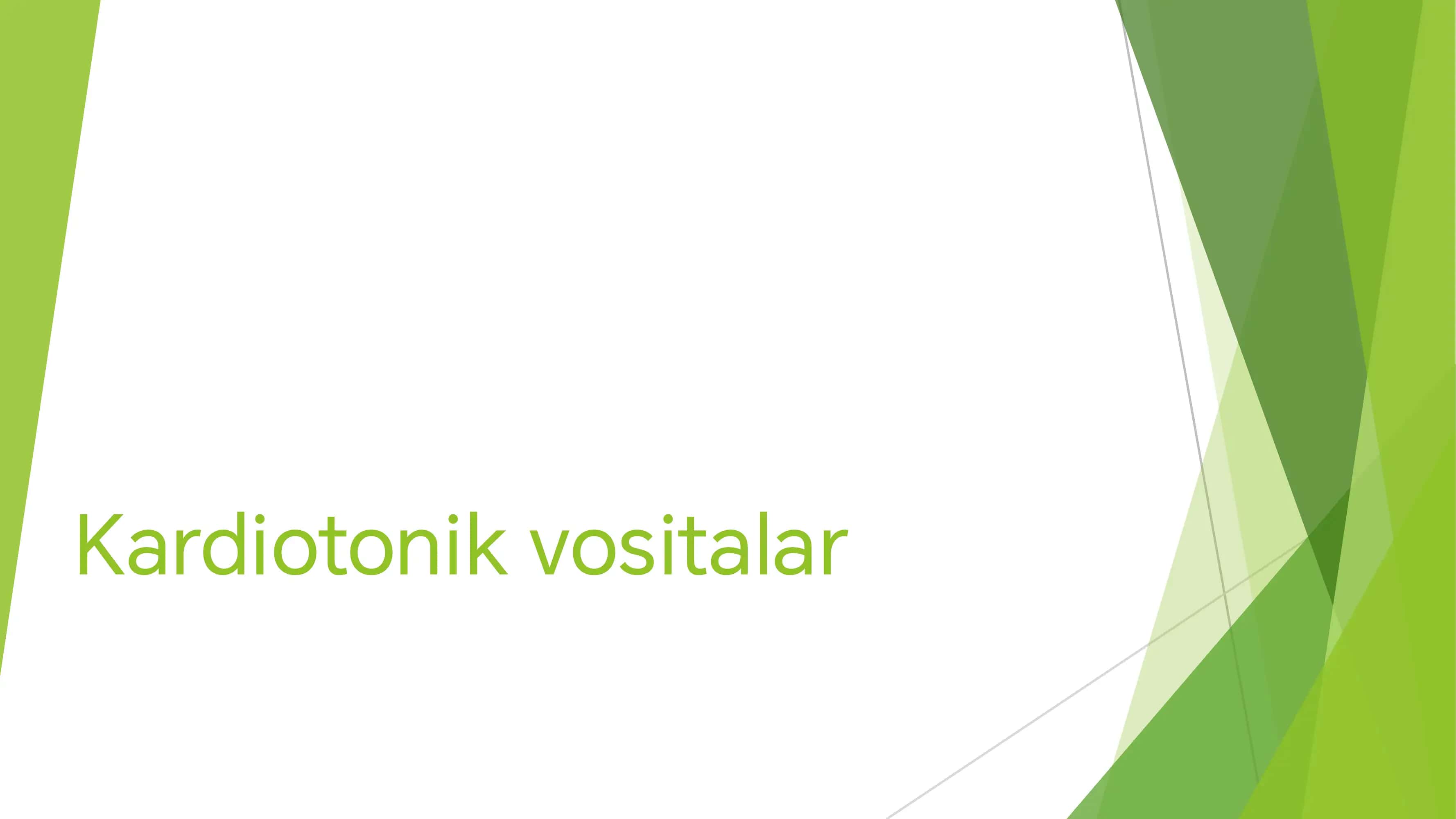 yurak glikozit