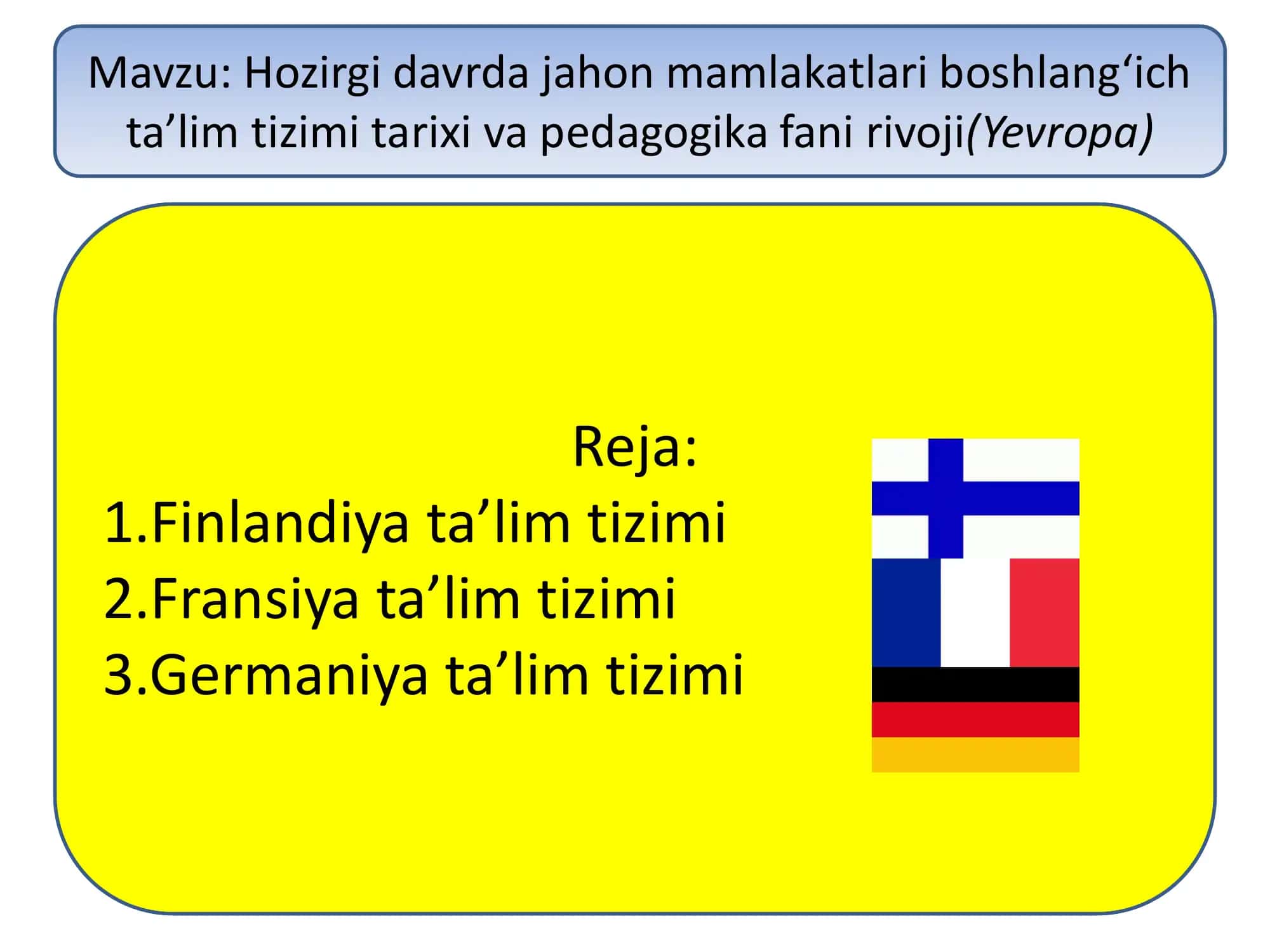 Finlandiya ta’lim tizimi
