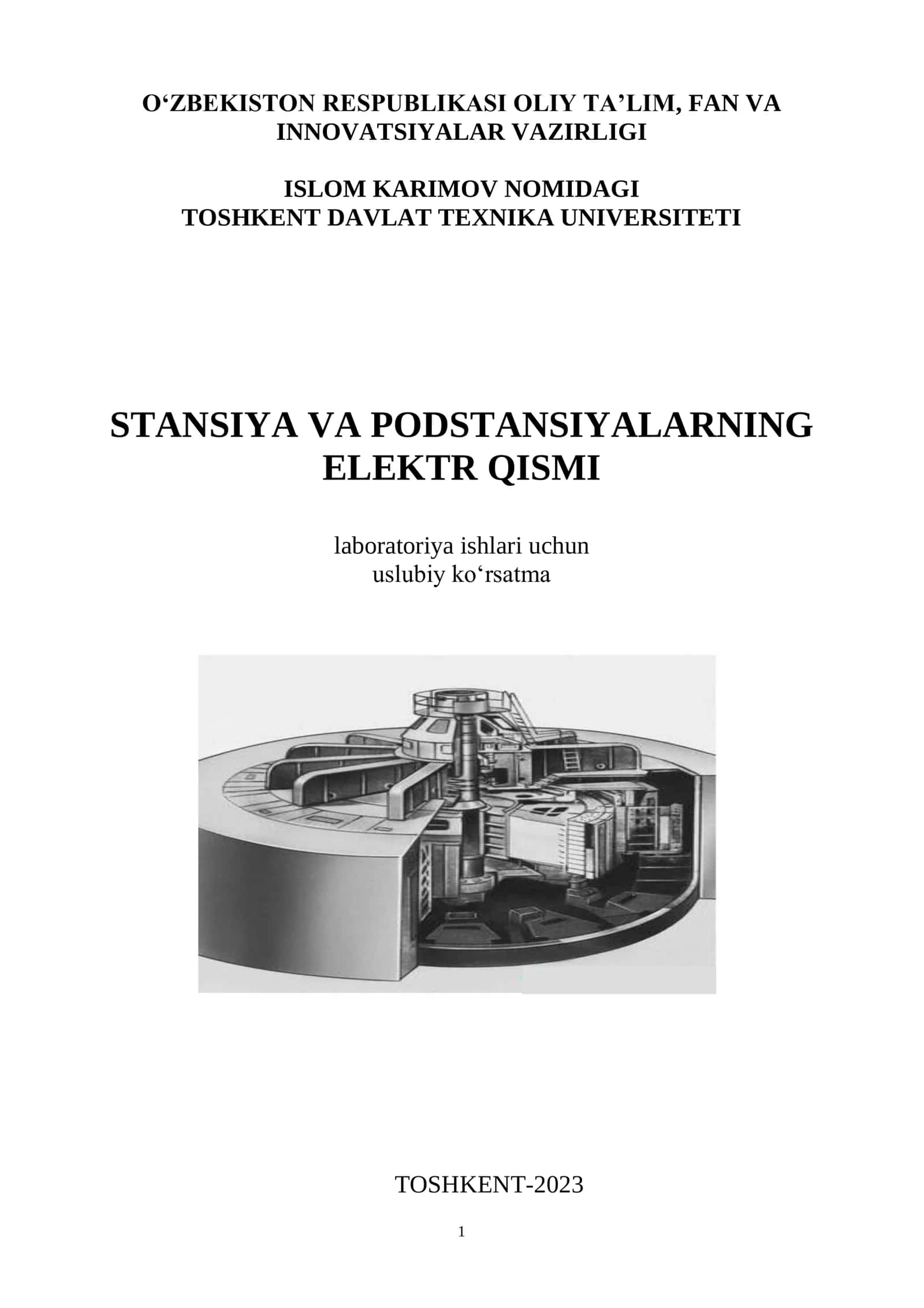STANSIYA VA PODSTANSIYALARNING ELEKTR QISMI