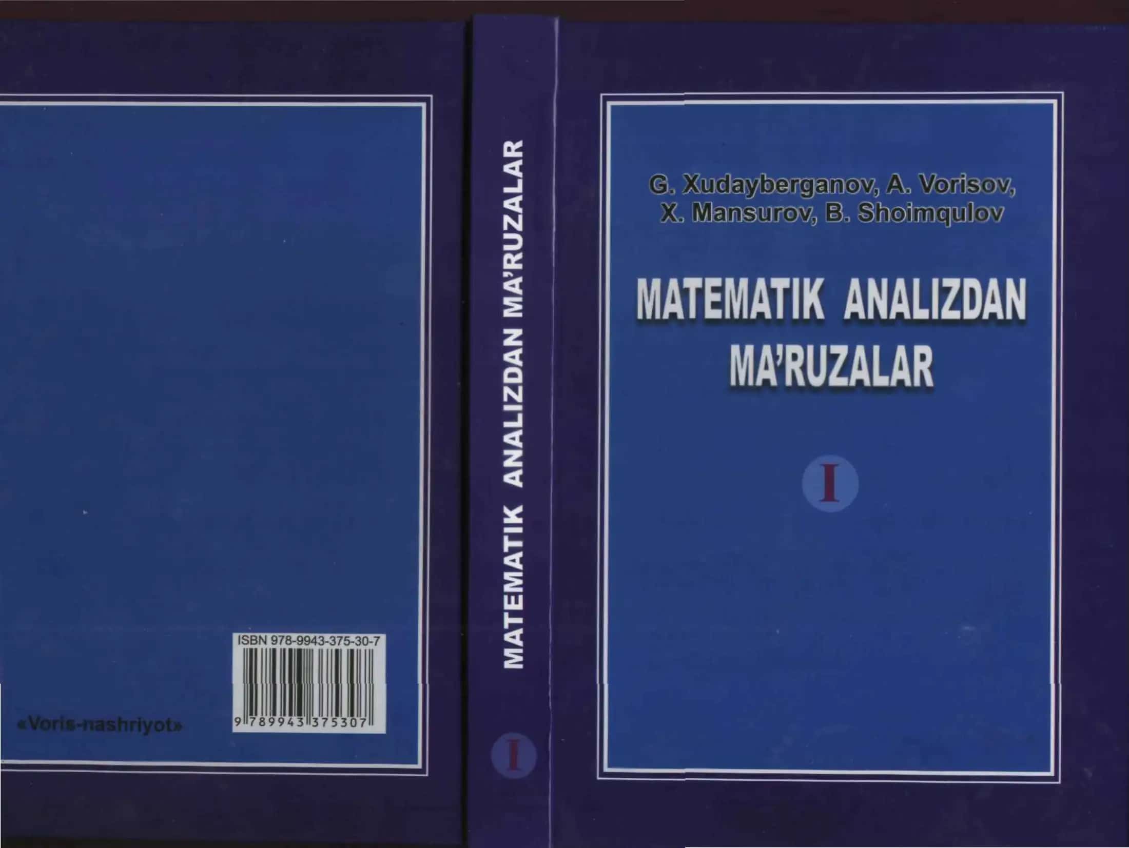 Matematik analizdan ma'ruzalar