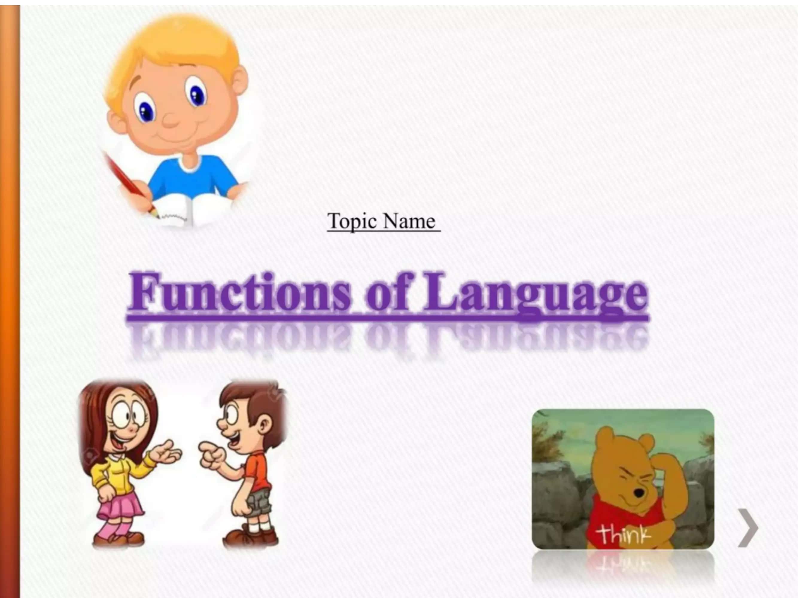 Funktion of language