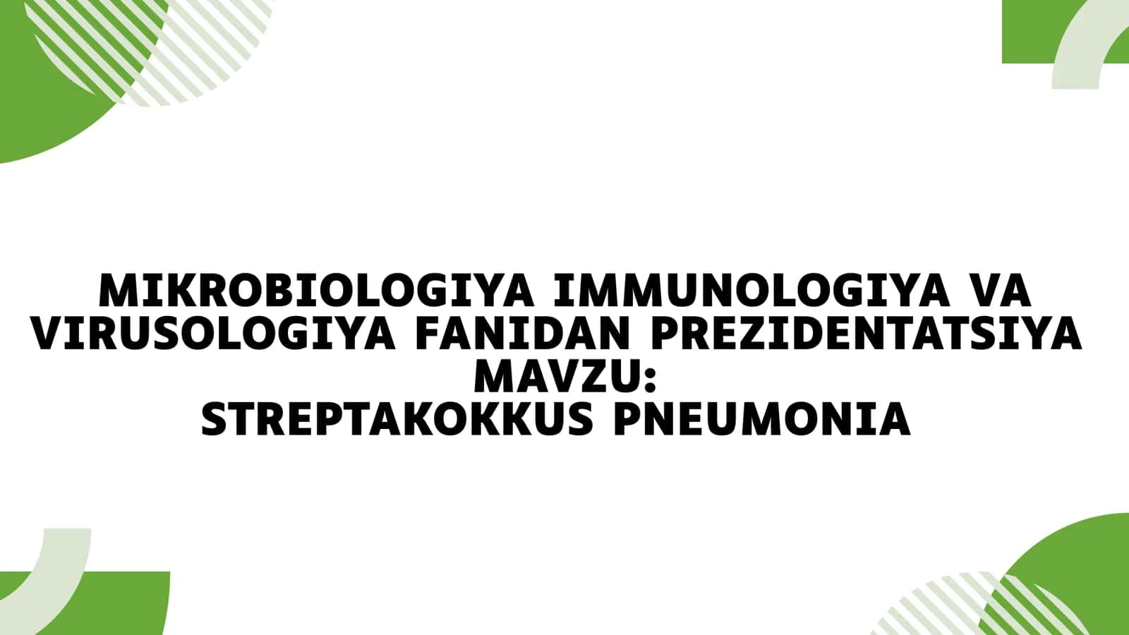 STREPTAKOKKUS PNEUMONIA