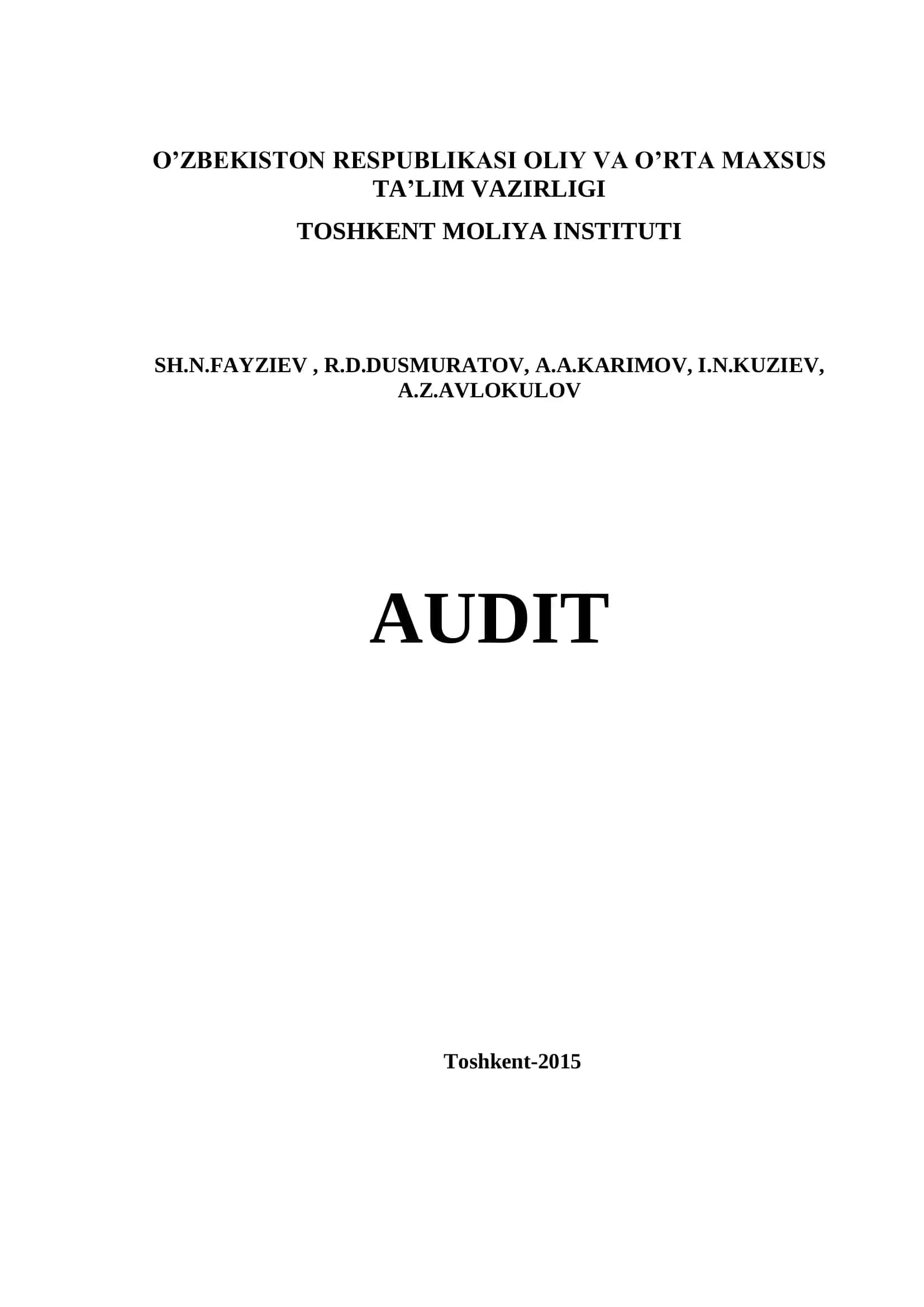 Audit