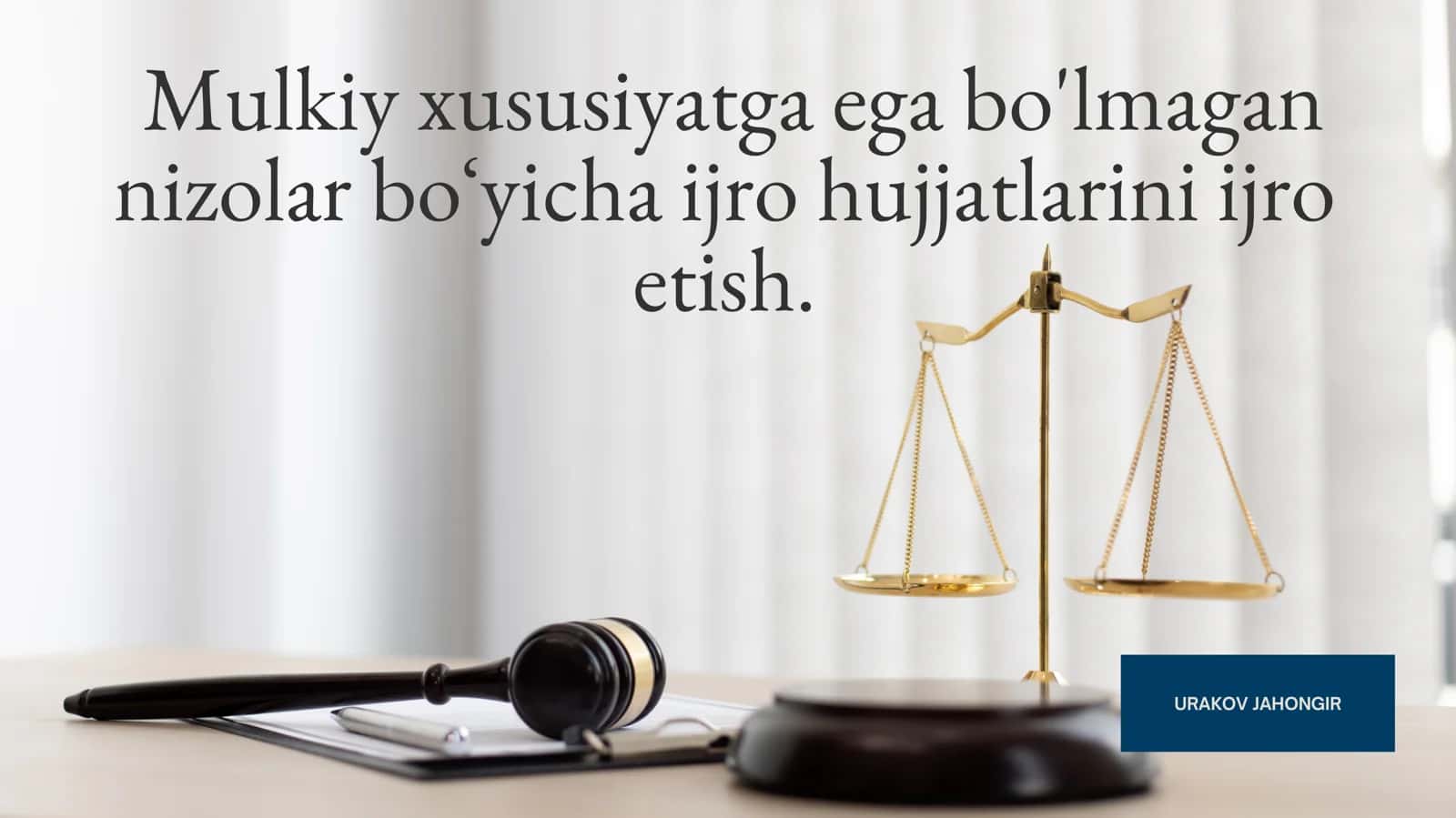 Mulkiy xususiyatga ega bo 'lmagan nizolar