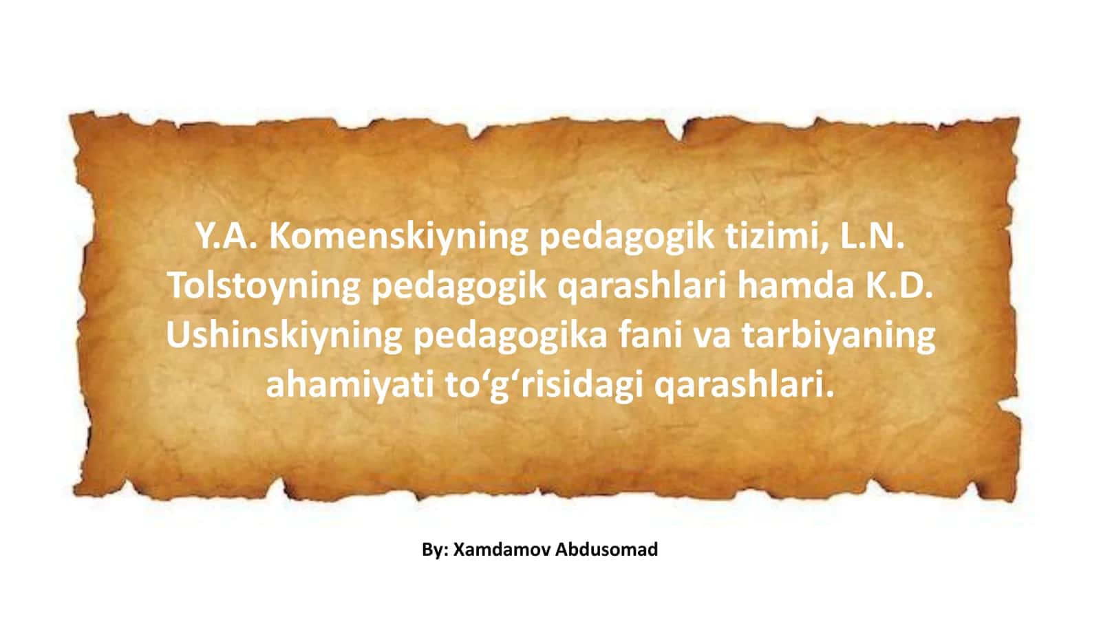 Yan Amos Komenskiy – ilmiy pedagogika asoschisi