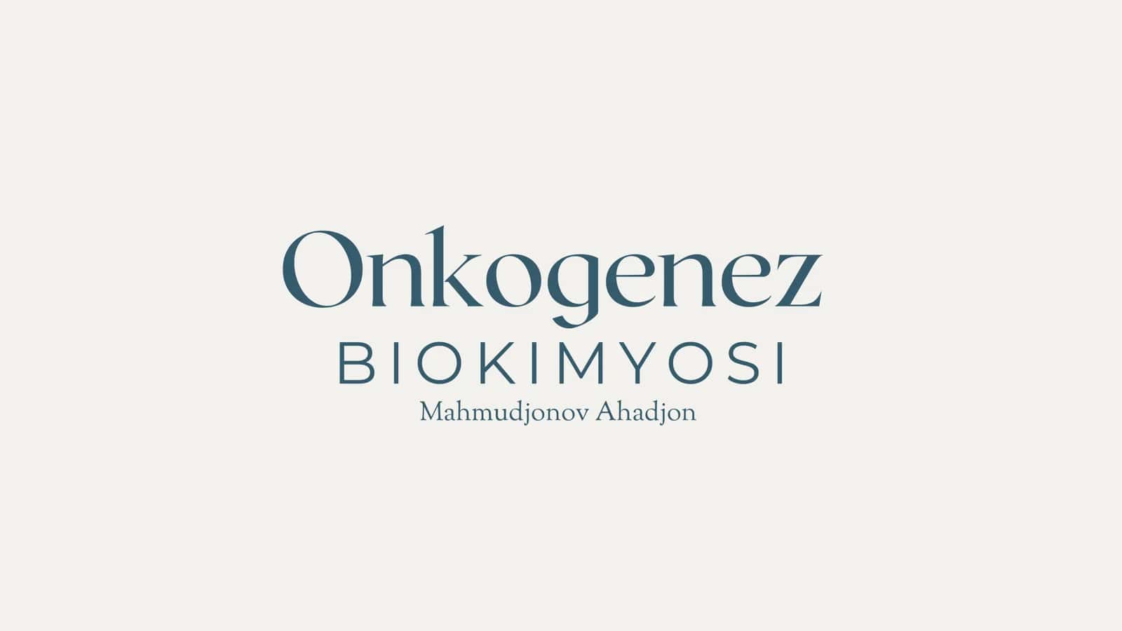 Onkogenez biokimyosi