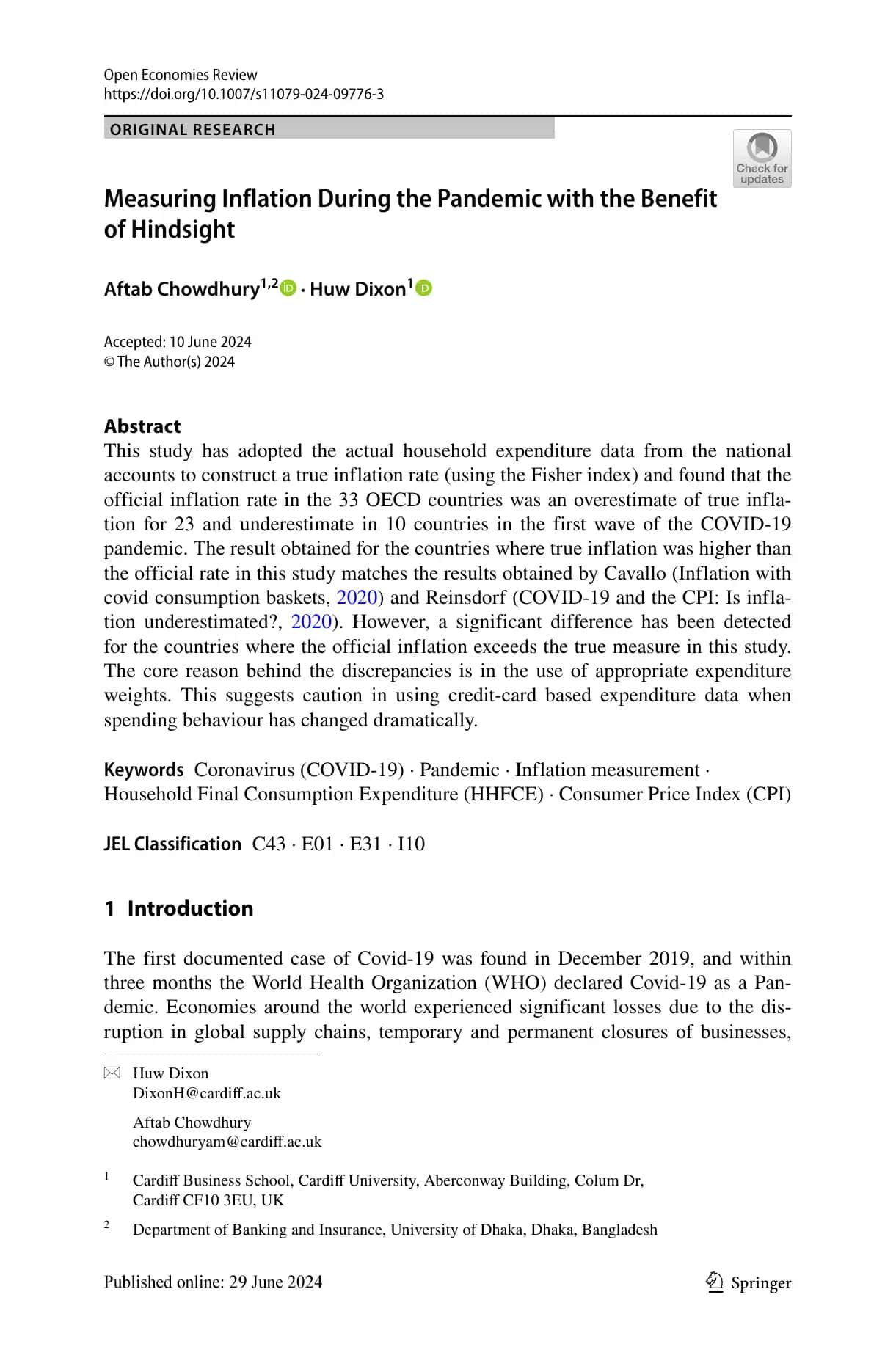 Measuring Inflation During the Pandemic with the Benefit of Hindsight