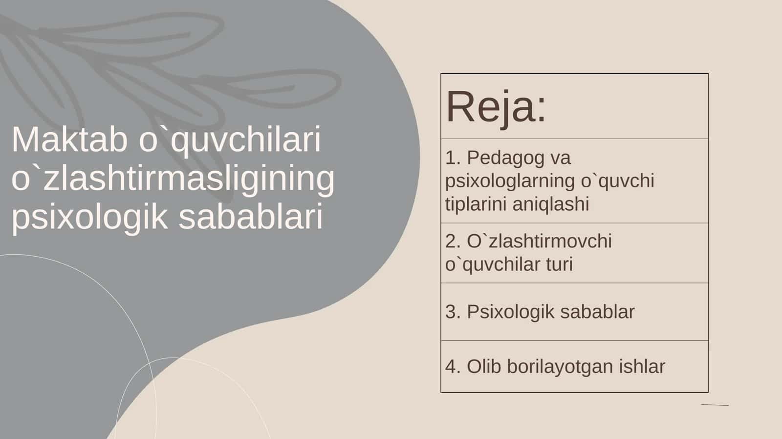 Maktab o`quvchilari