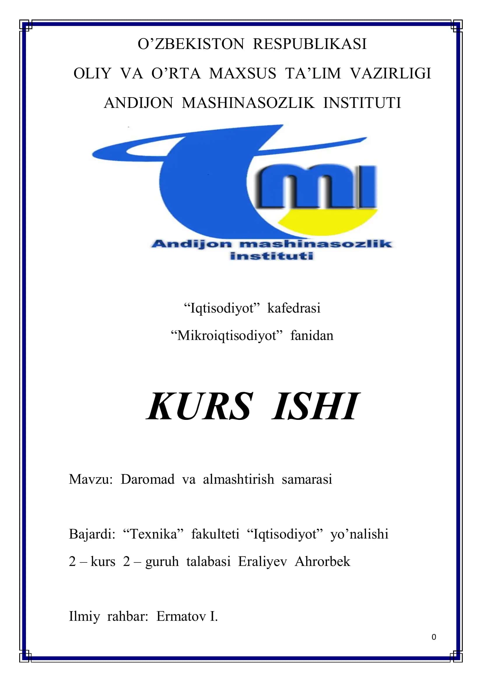 Daromad va almashtirish samarasi