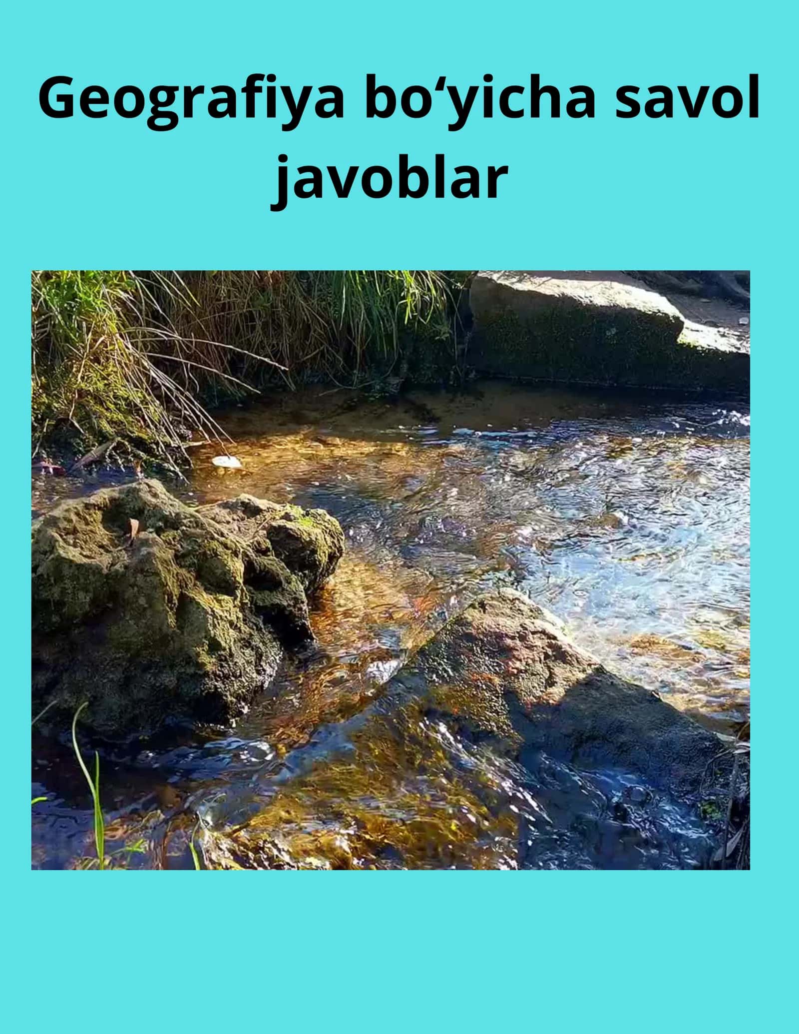 Geografiya boʻyicha savol javoblar