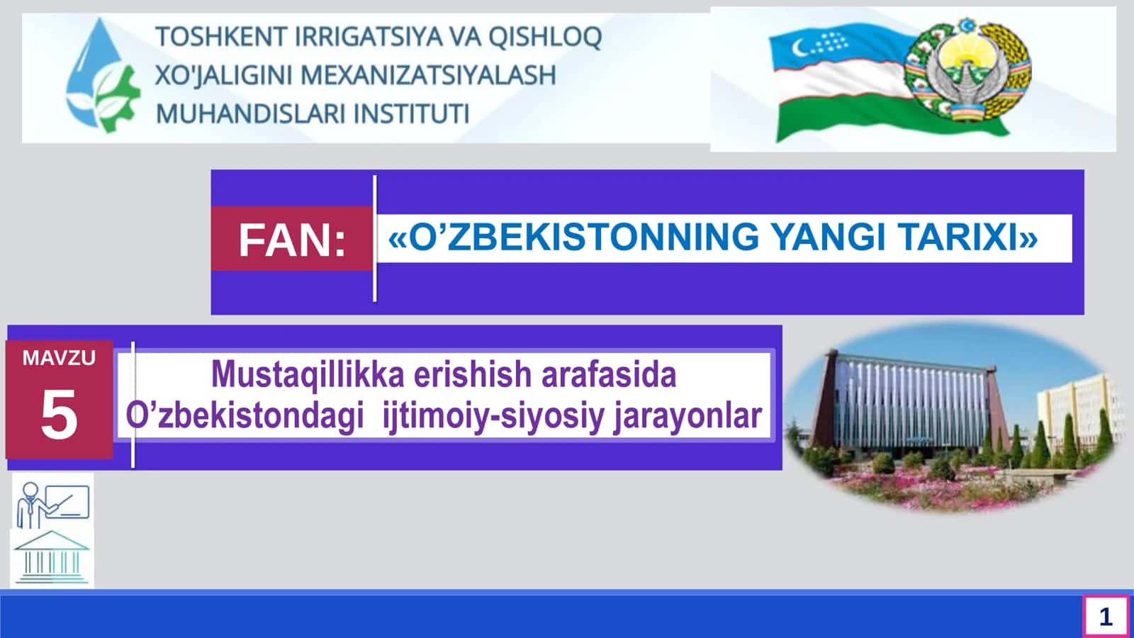 Mustaqillikka erishish arafasida O’zbekistondagi ijtimoiy-siyosiy jarayonlar