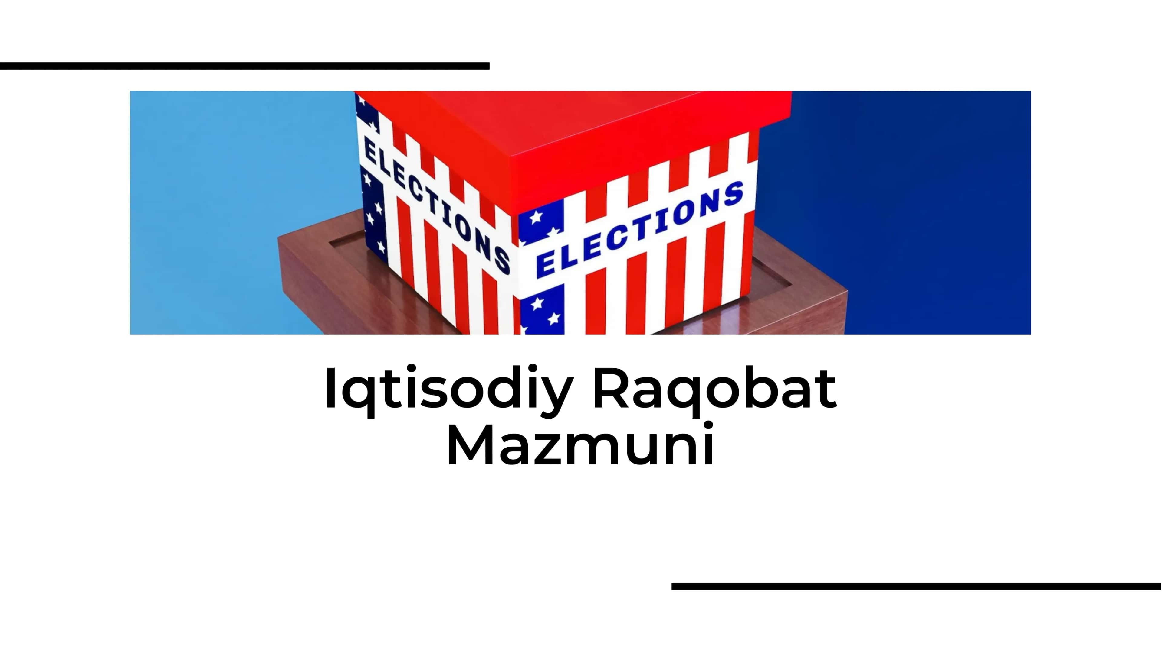 Iqtisodiy Raqobat