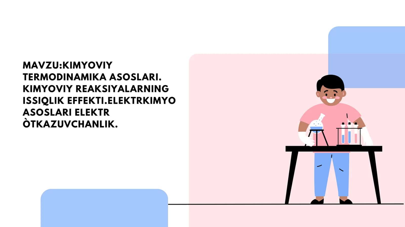 Kimyoviy termodinamika asoslari issiqlik effekti elektrkimyo elektr o’tkazuvchanlik