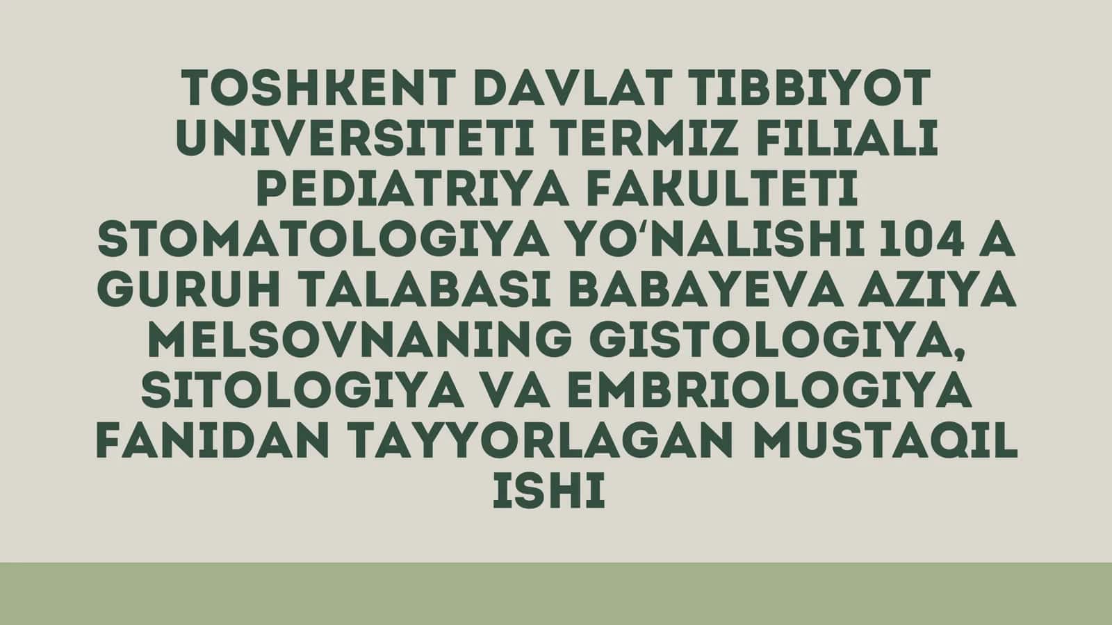 GEMOSITOPOEZ JARAYONINING BOSHQARILUVI