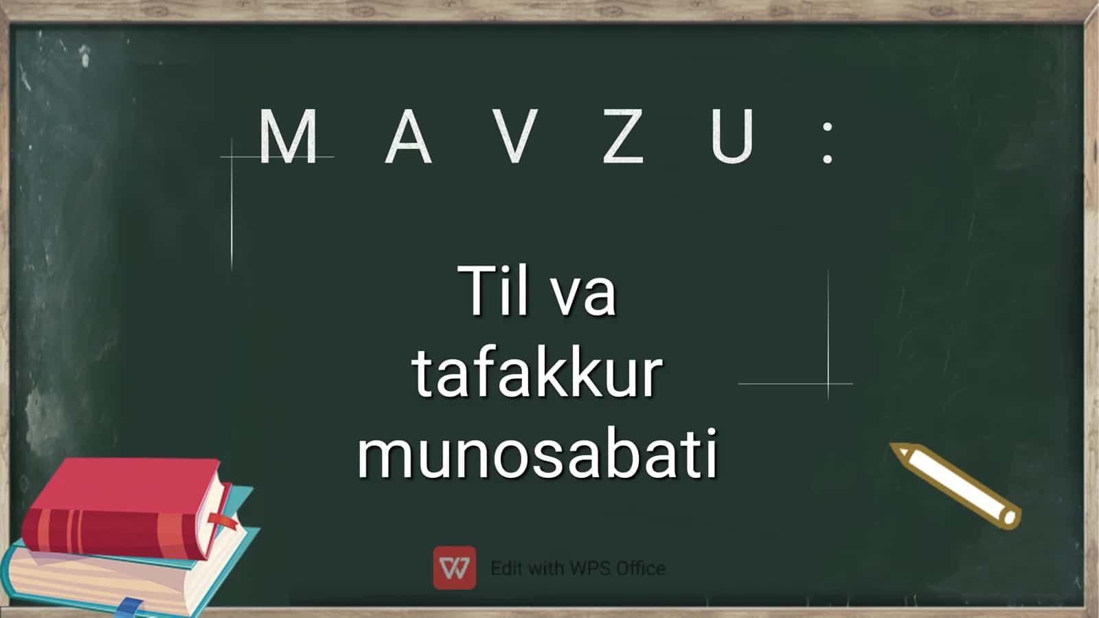 Til va tafakkur munosabati