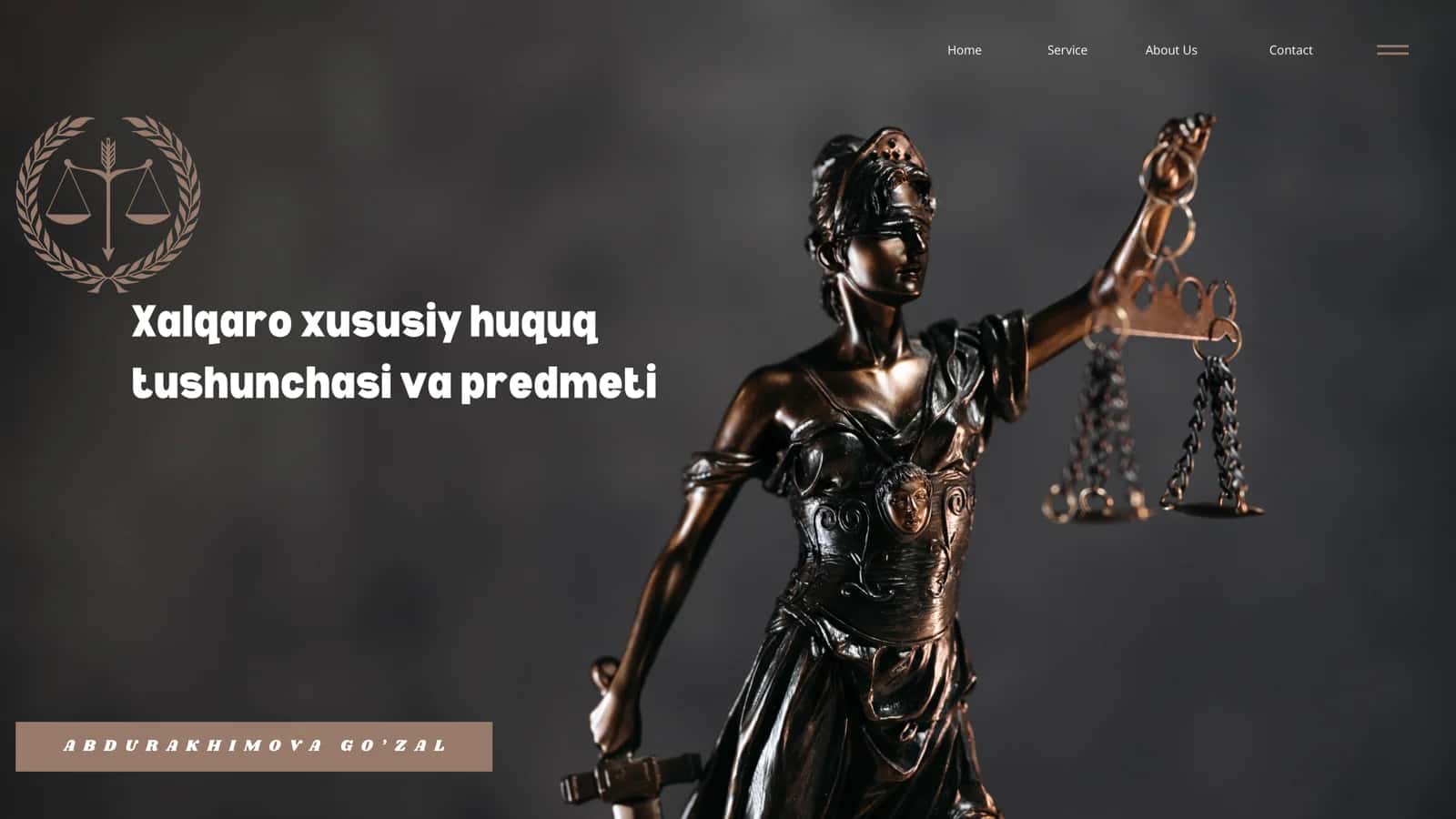 Xalqaro xususiy huquq tushunchasi va predmeti