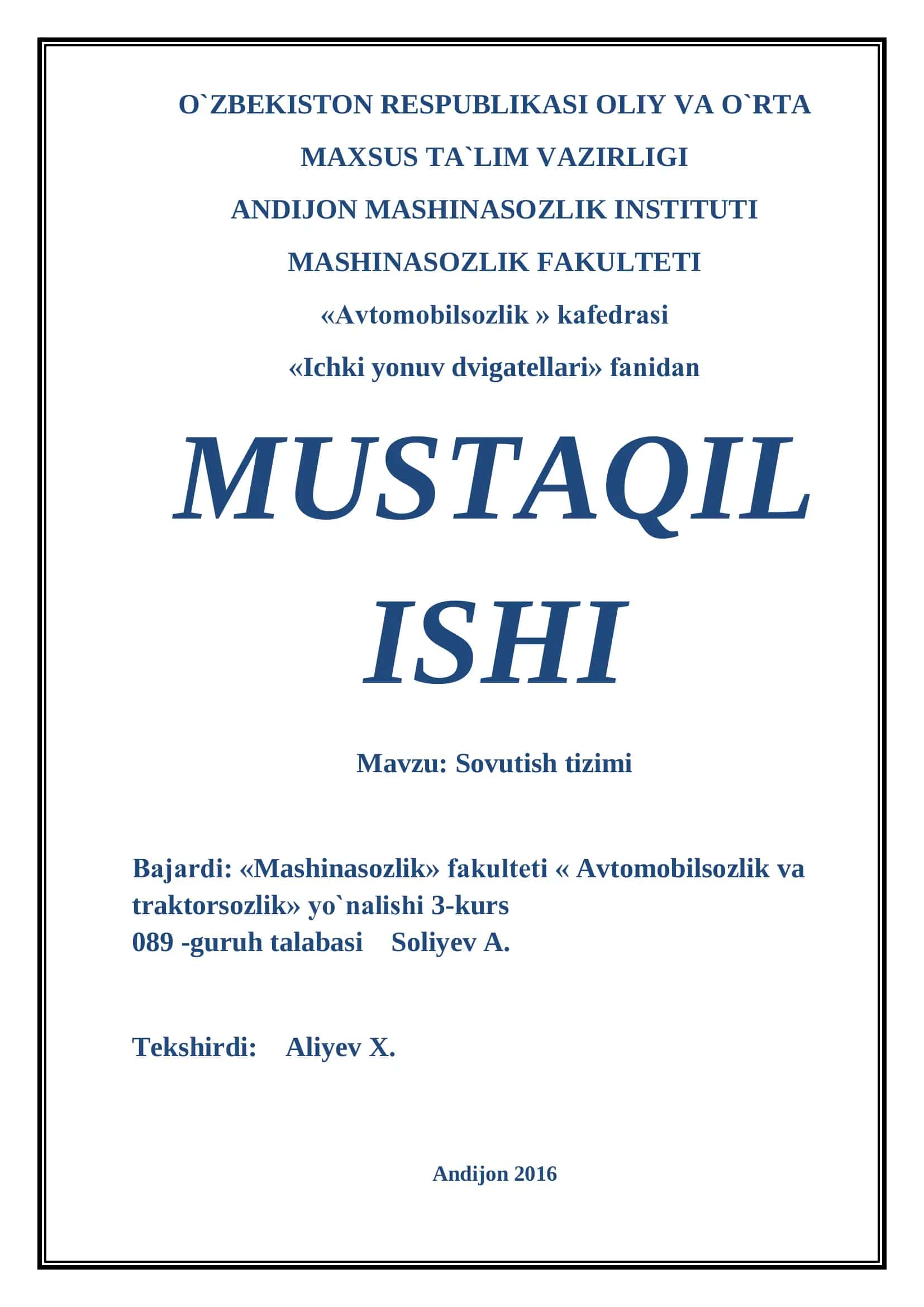Sovutish tizimi