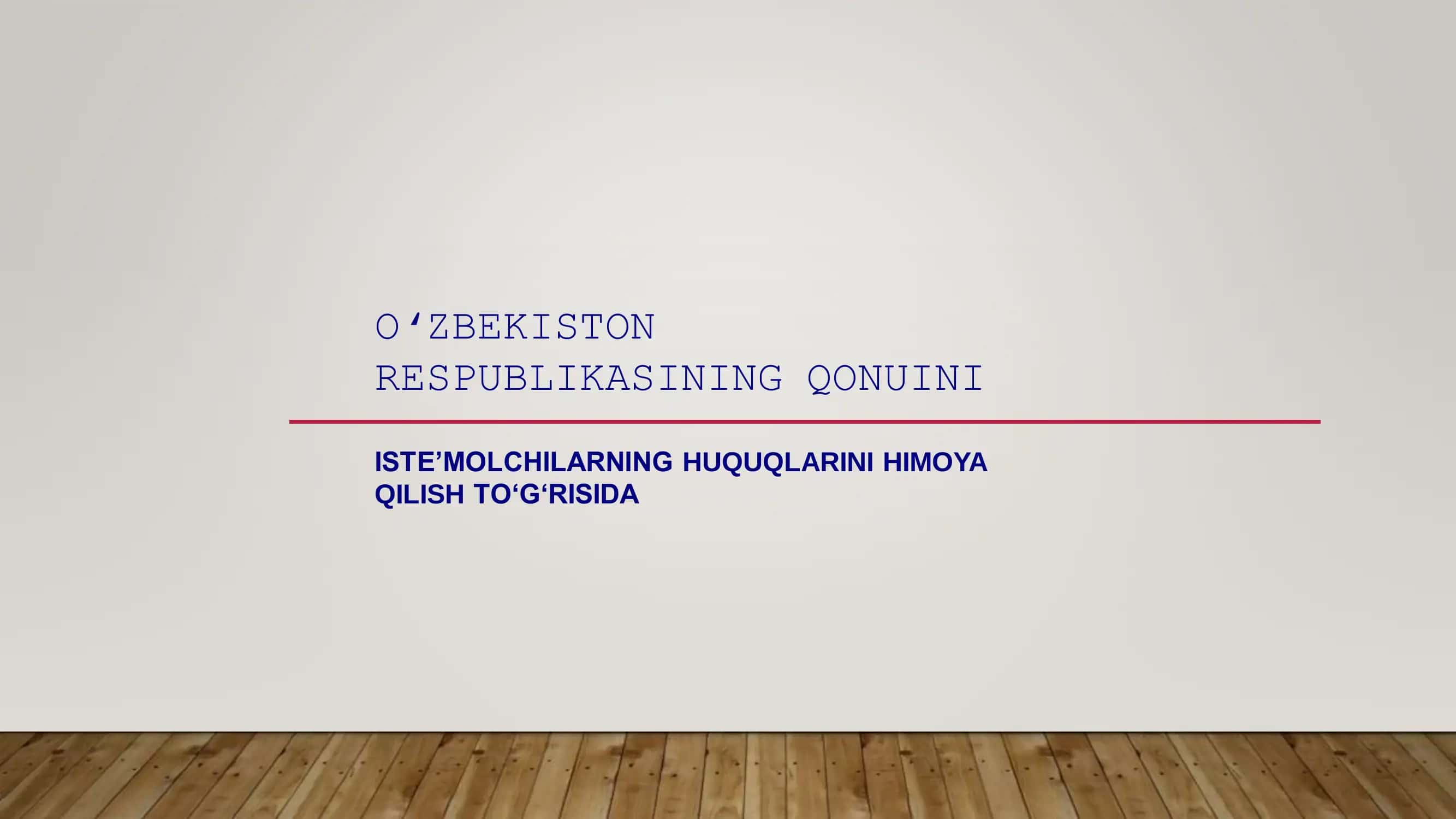 istemolchilar huqularini himoya qilish metrologiya