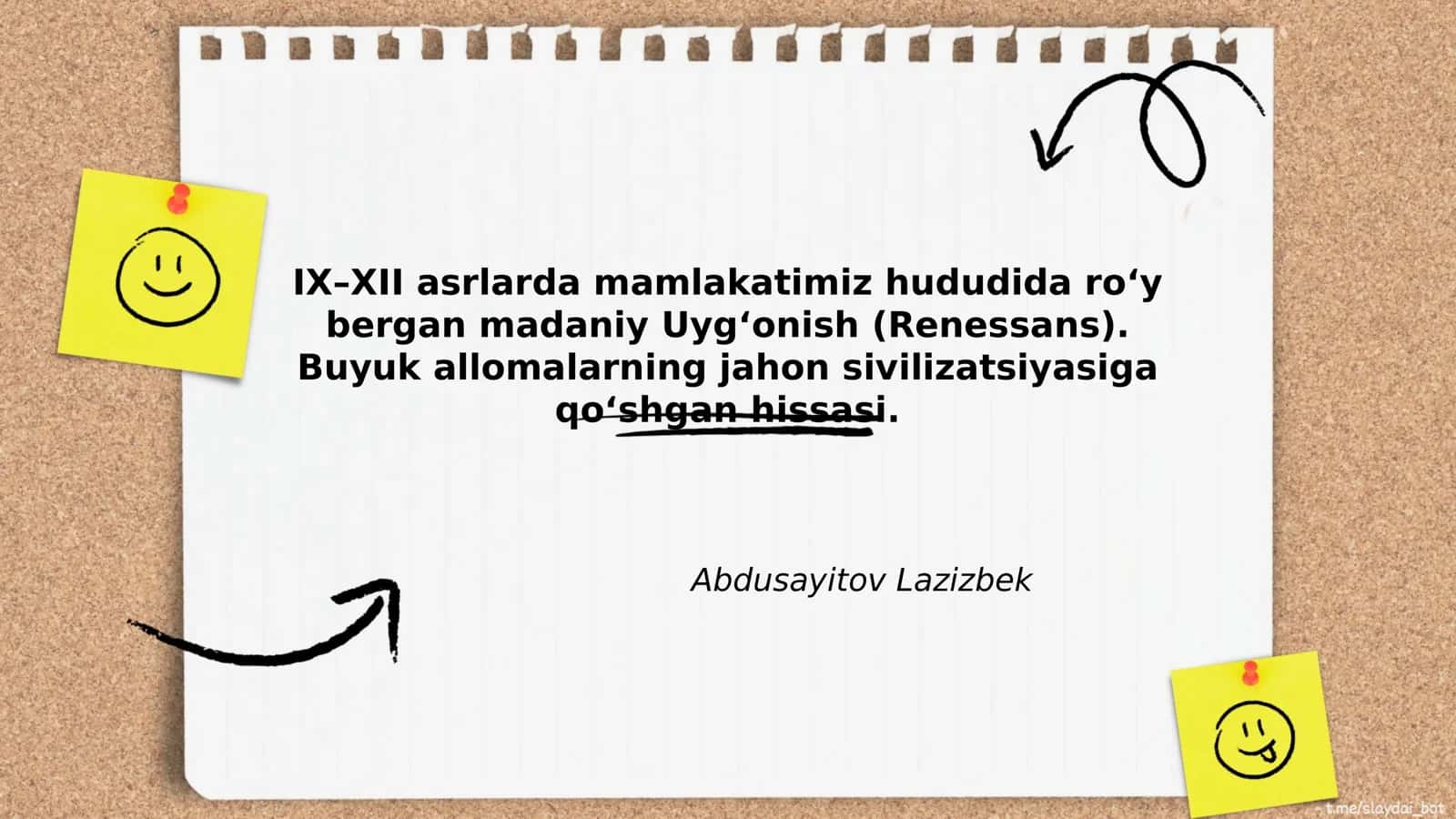 IX–XII asrlarda madaniy uyg'onish davrining xususiyatlari