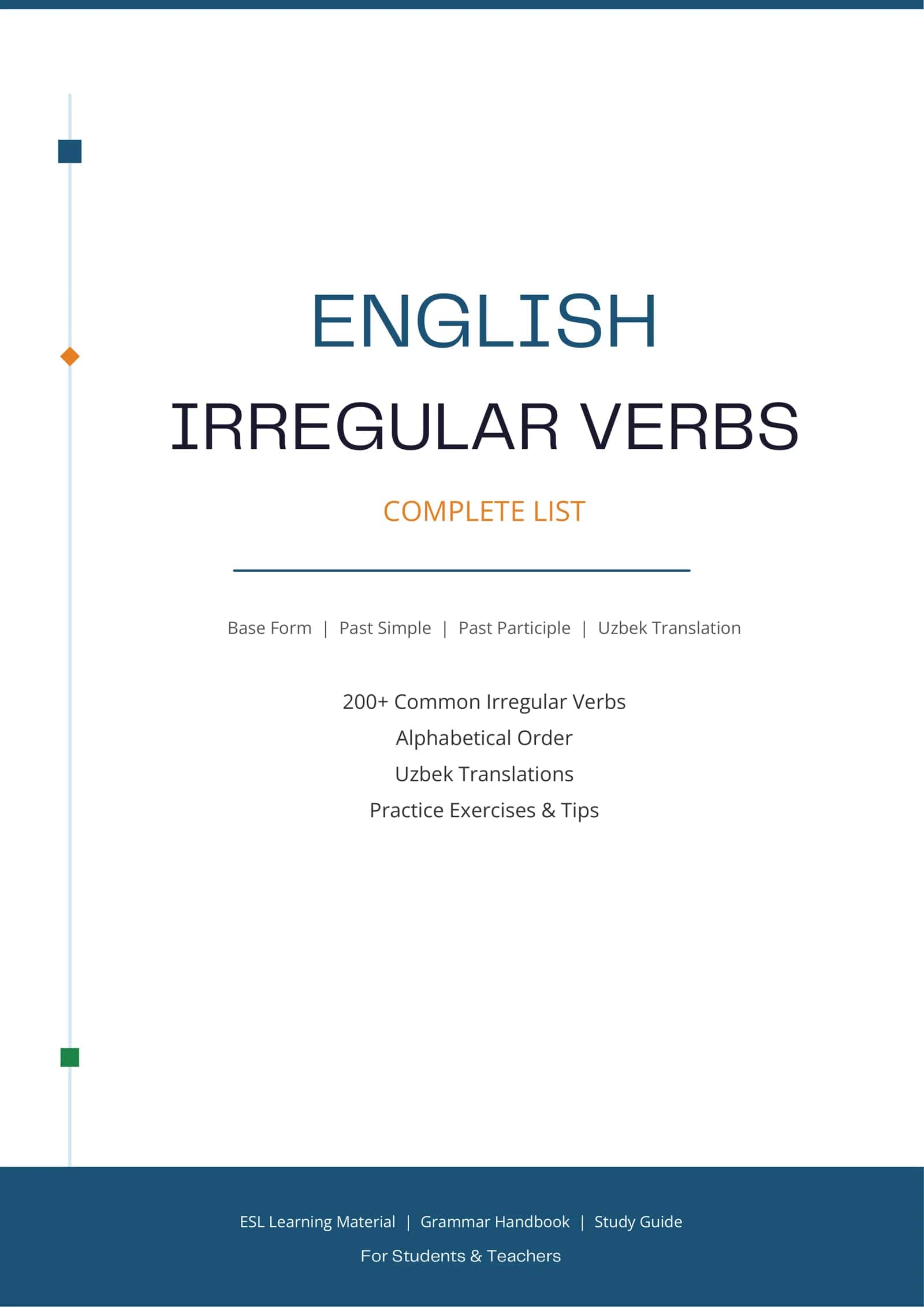 Irregular Verbs