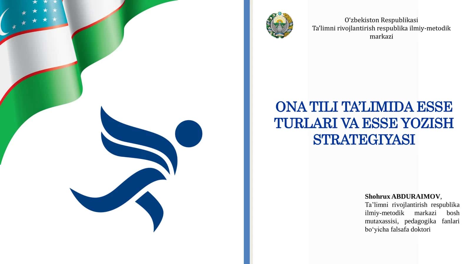 ONA TILI TA’LIMIDA ESSE TURLARI VA ESSE YOZISH STRATEGIYASI