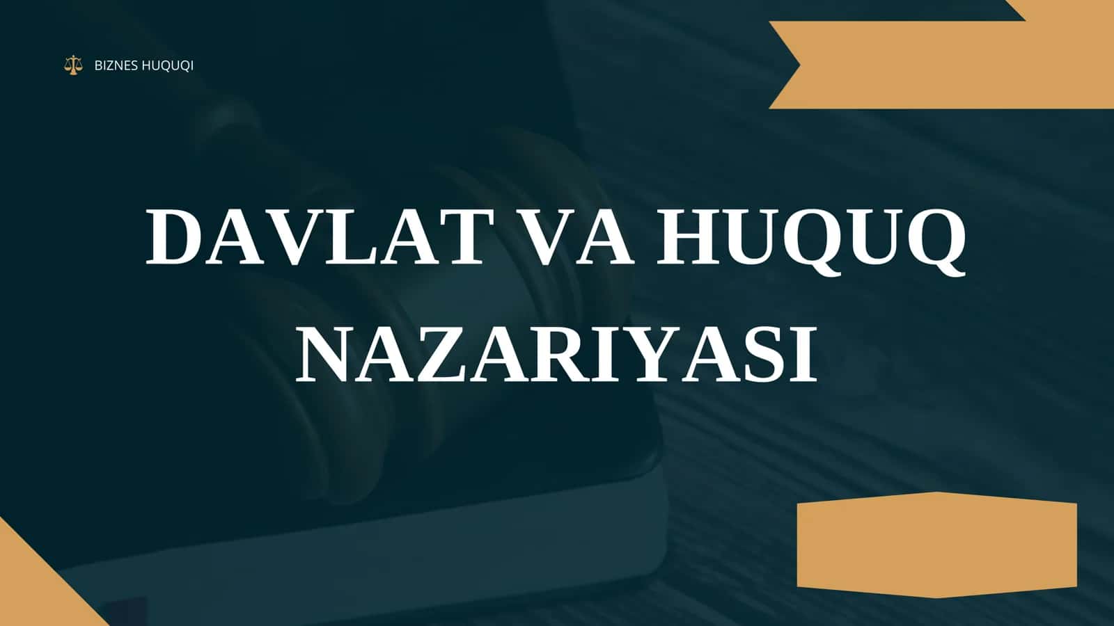 HUQUQIY DAVLATNING ASOSIY BELGILARI VA PRINSPLARI