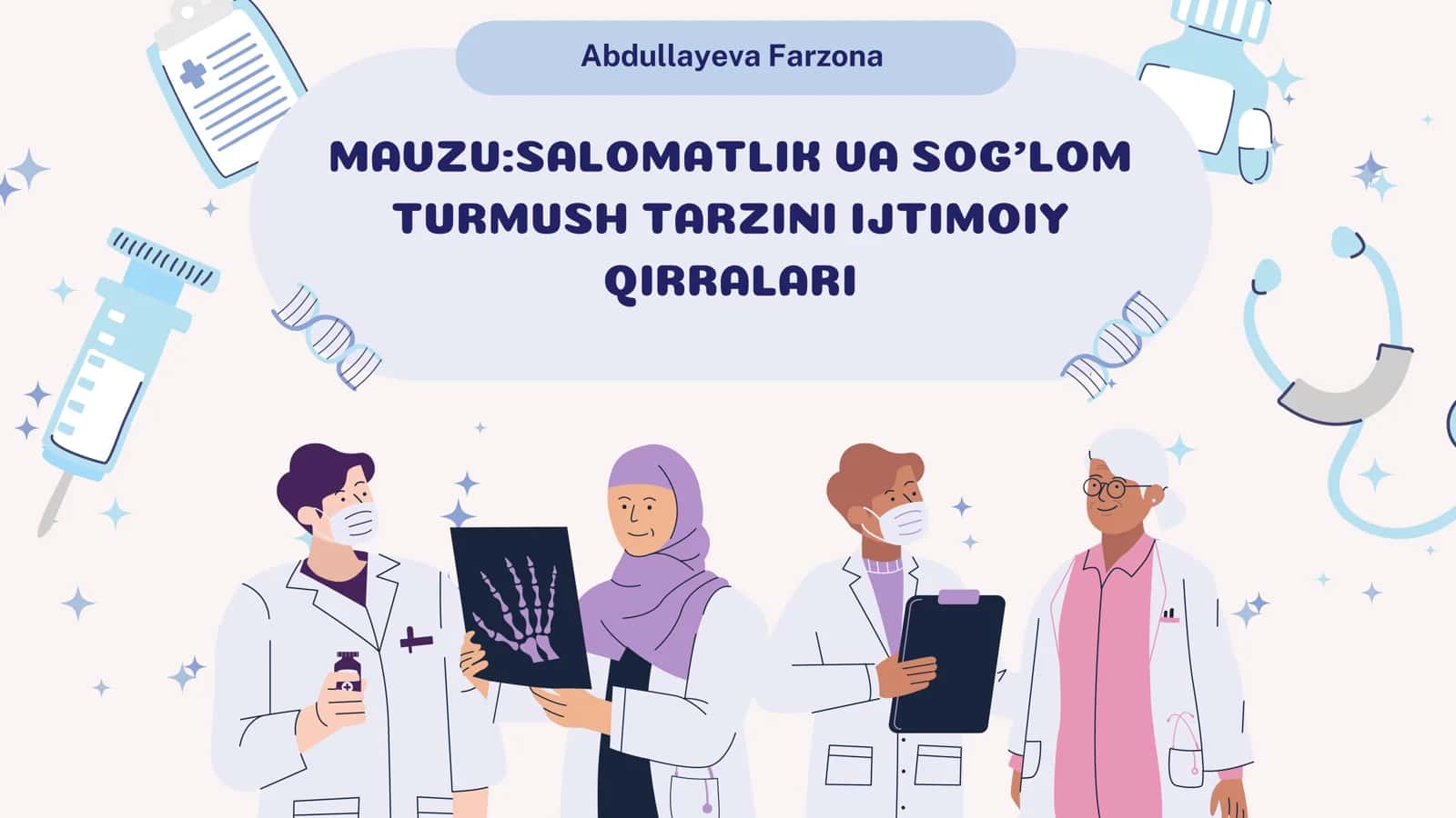 Salomatlik va sog‘lom turmush tarzini ijtimoiy qirralari