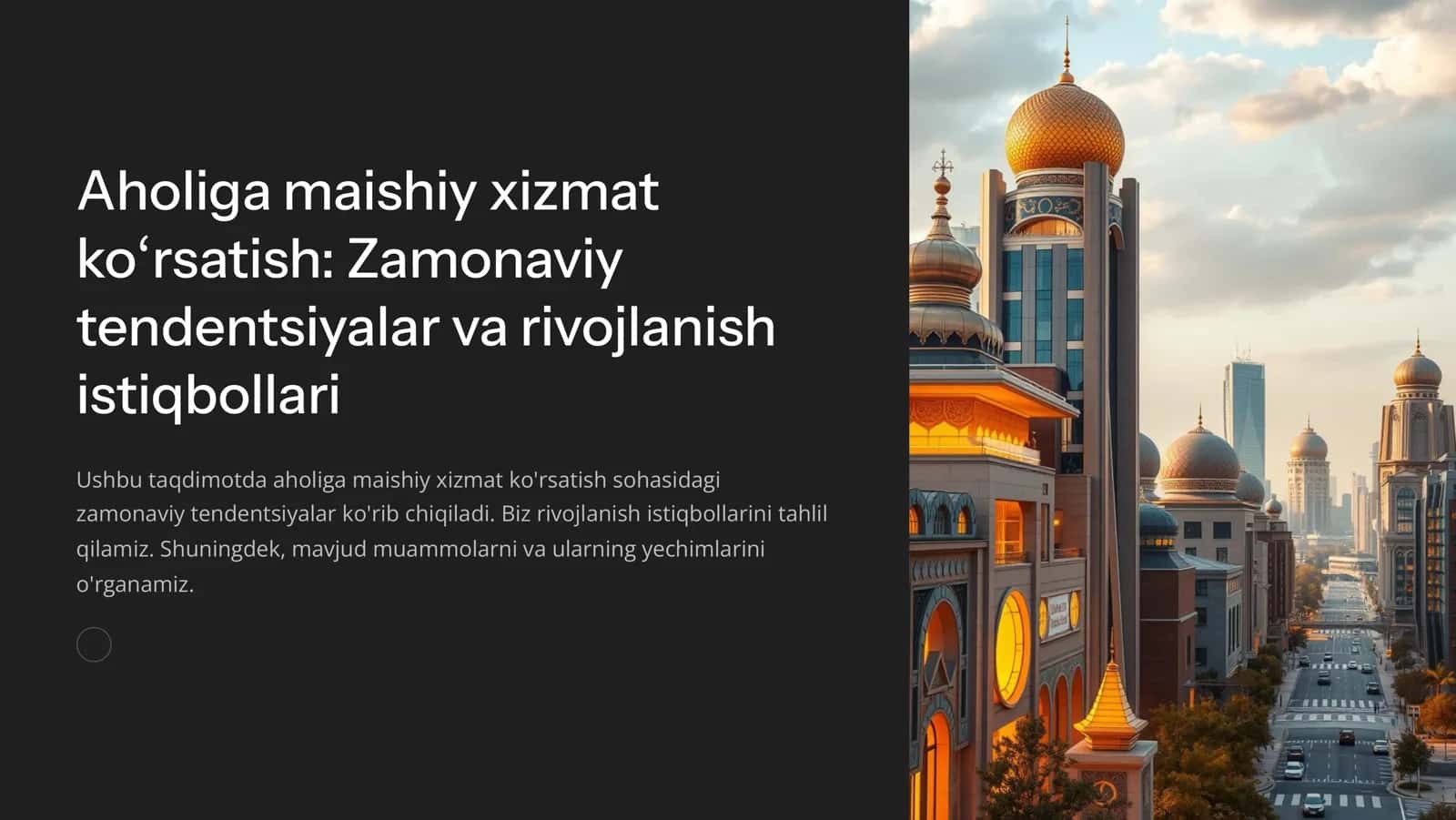 Maishiy xizmat ko'rsatish