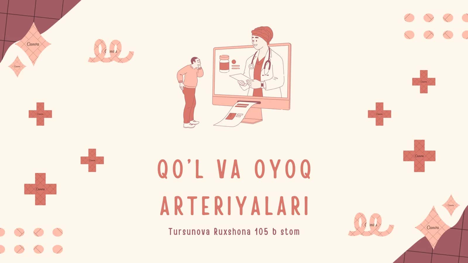 qul va oyoq arteriyalari