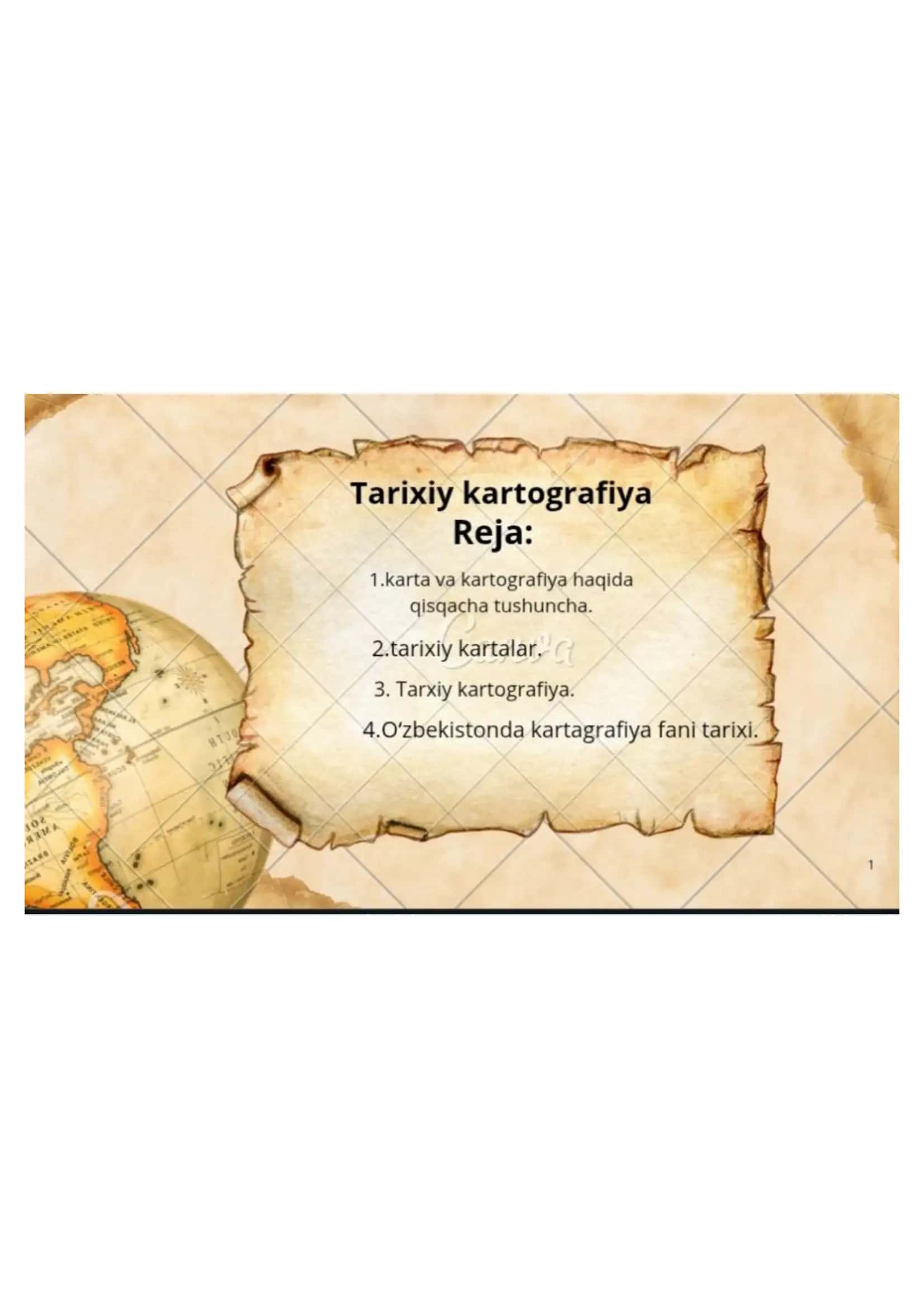 Tarixiy kartografiya