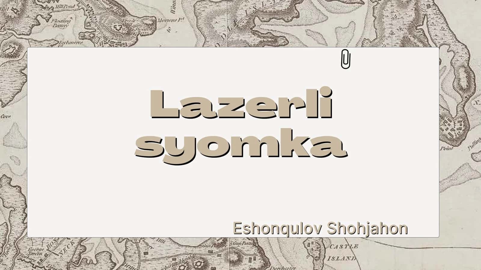 Lazerli syomka