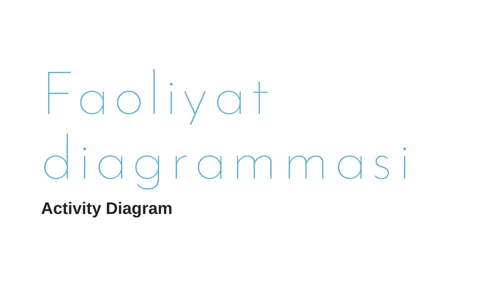 Faoliyat diagrammasi