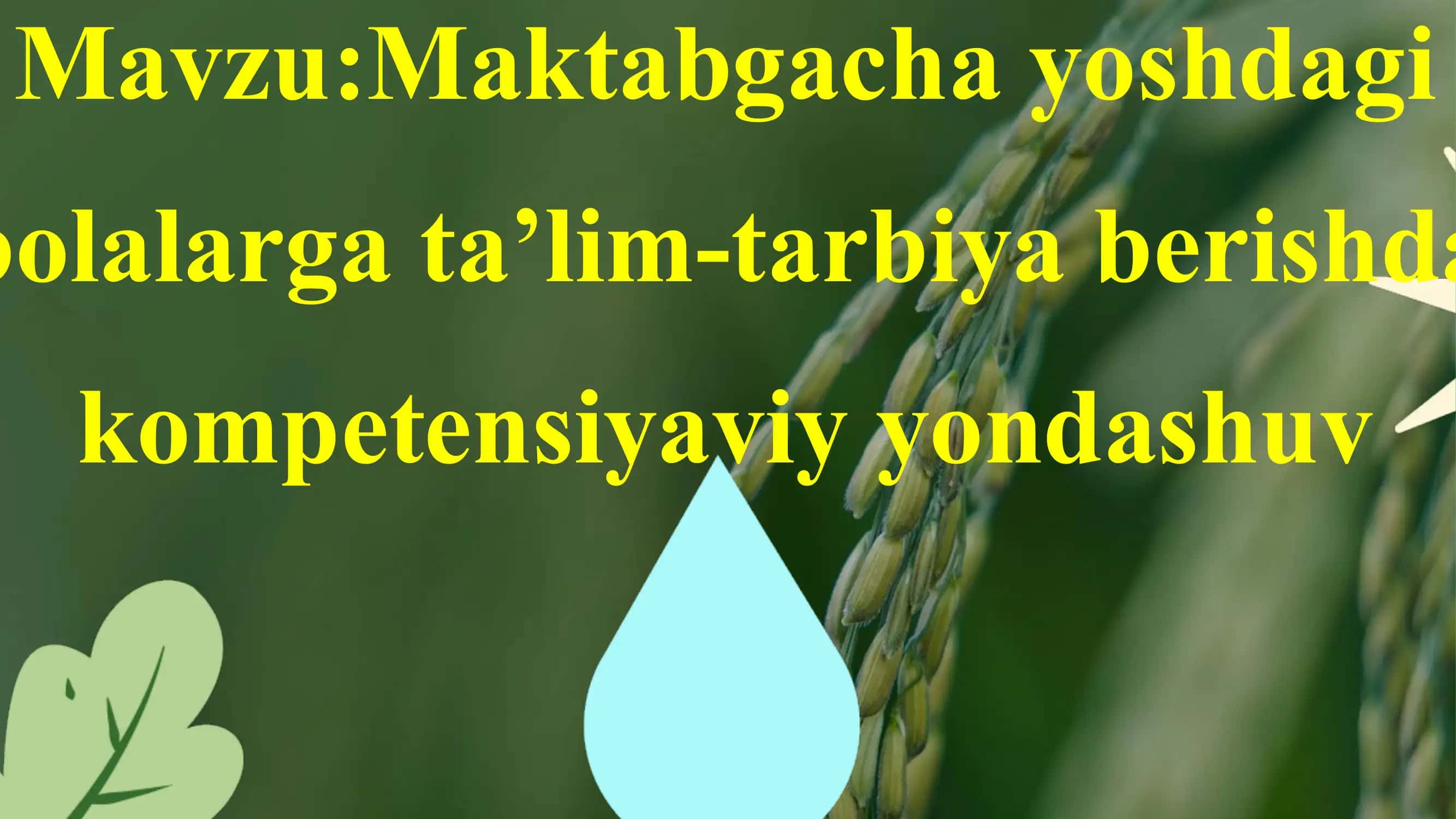Kompetensiyaviy yondashuv shakllari