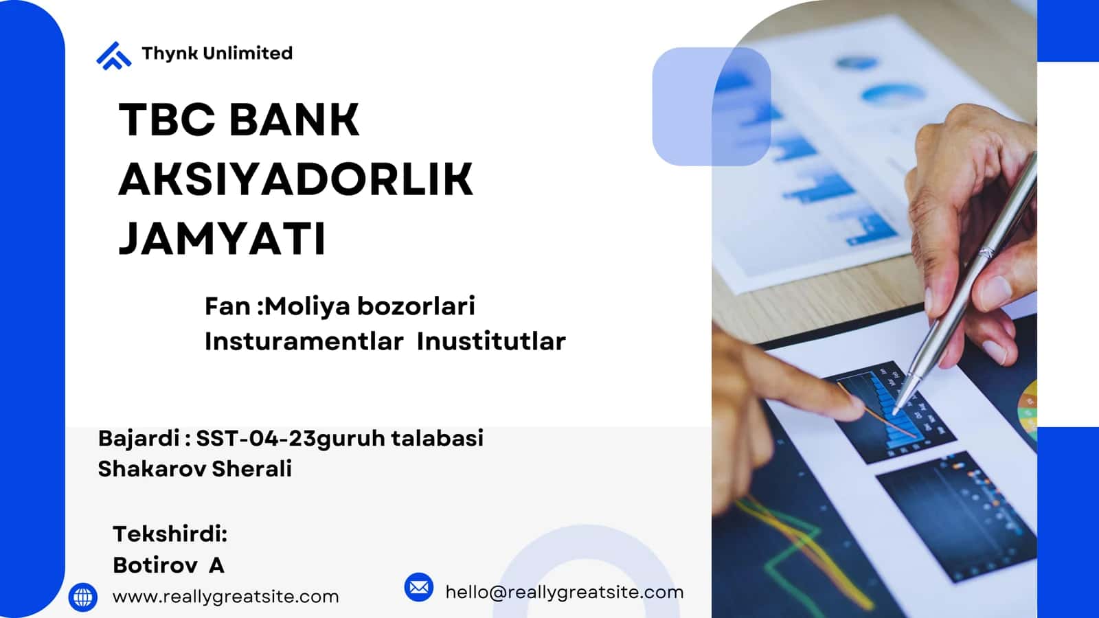 TBC Bankning Moliya Bozori