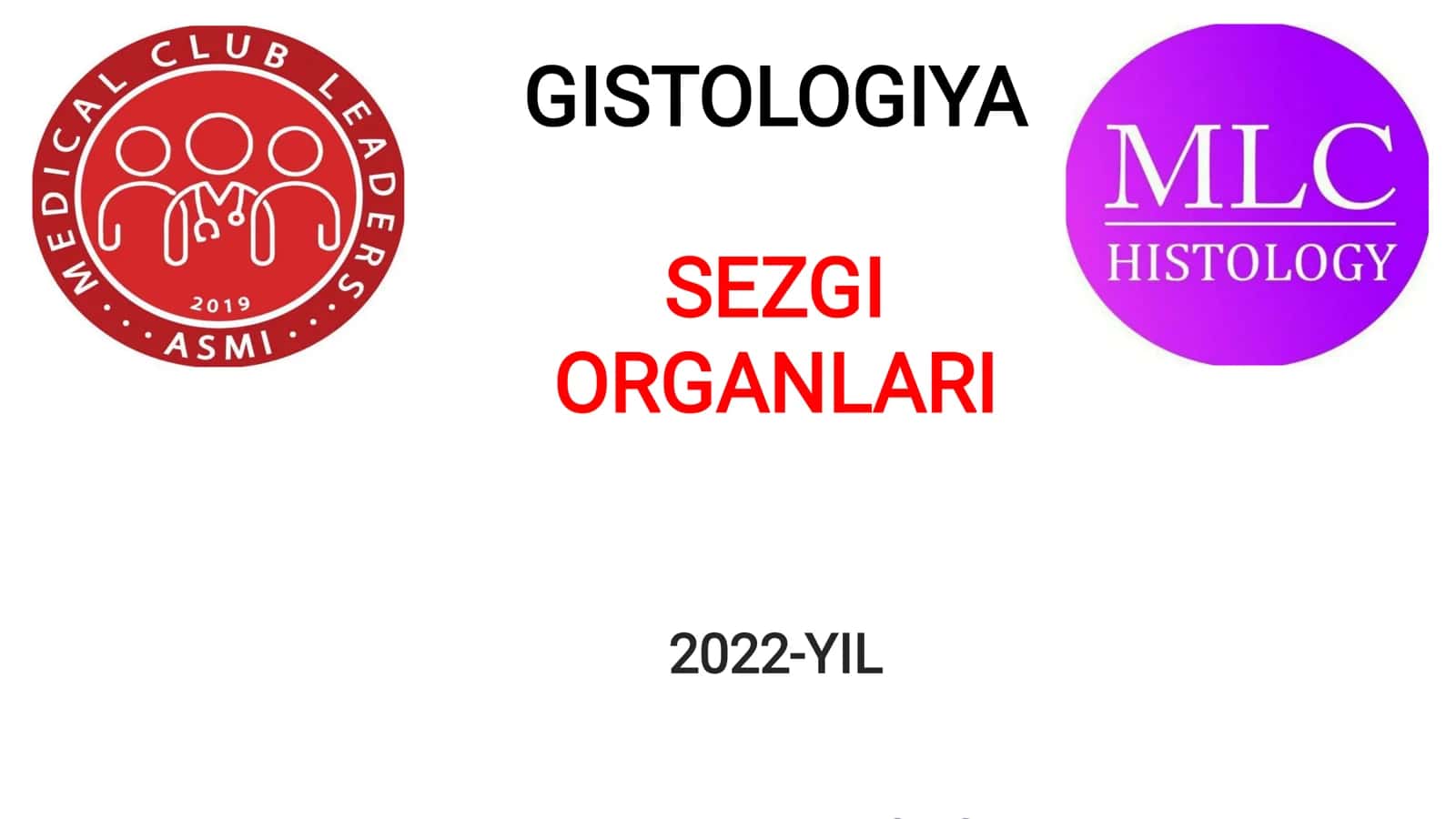GISTOLOGIYA SEZGI ORGANLARI
