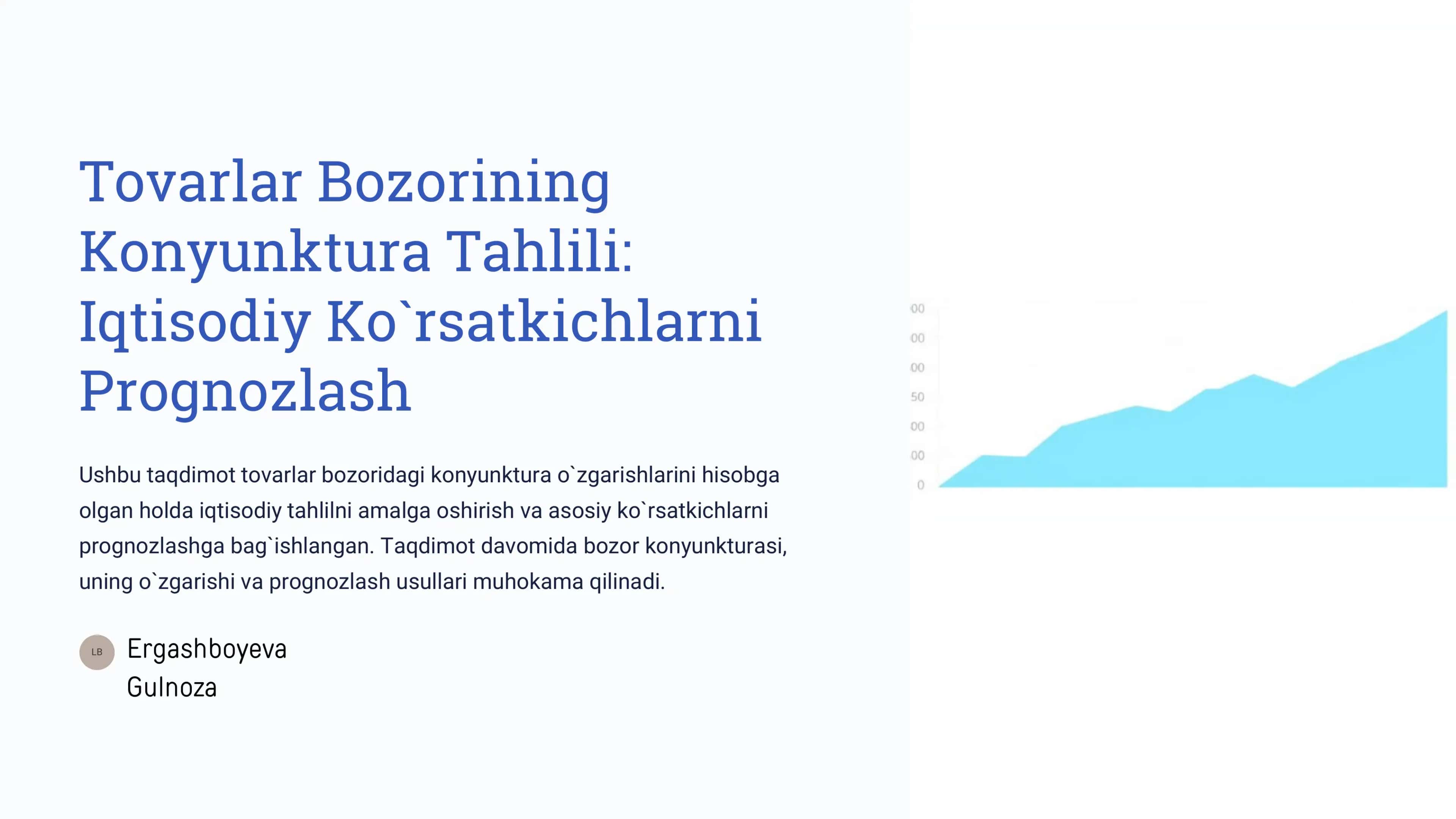 Tovarlar Bozori: Tushuncha va Ta'rif