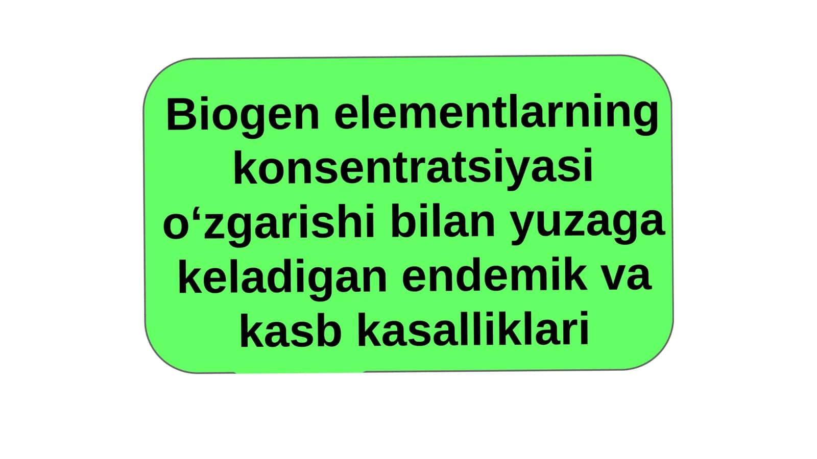 Biogen elementlar