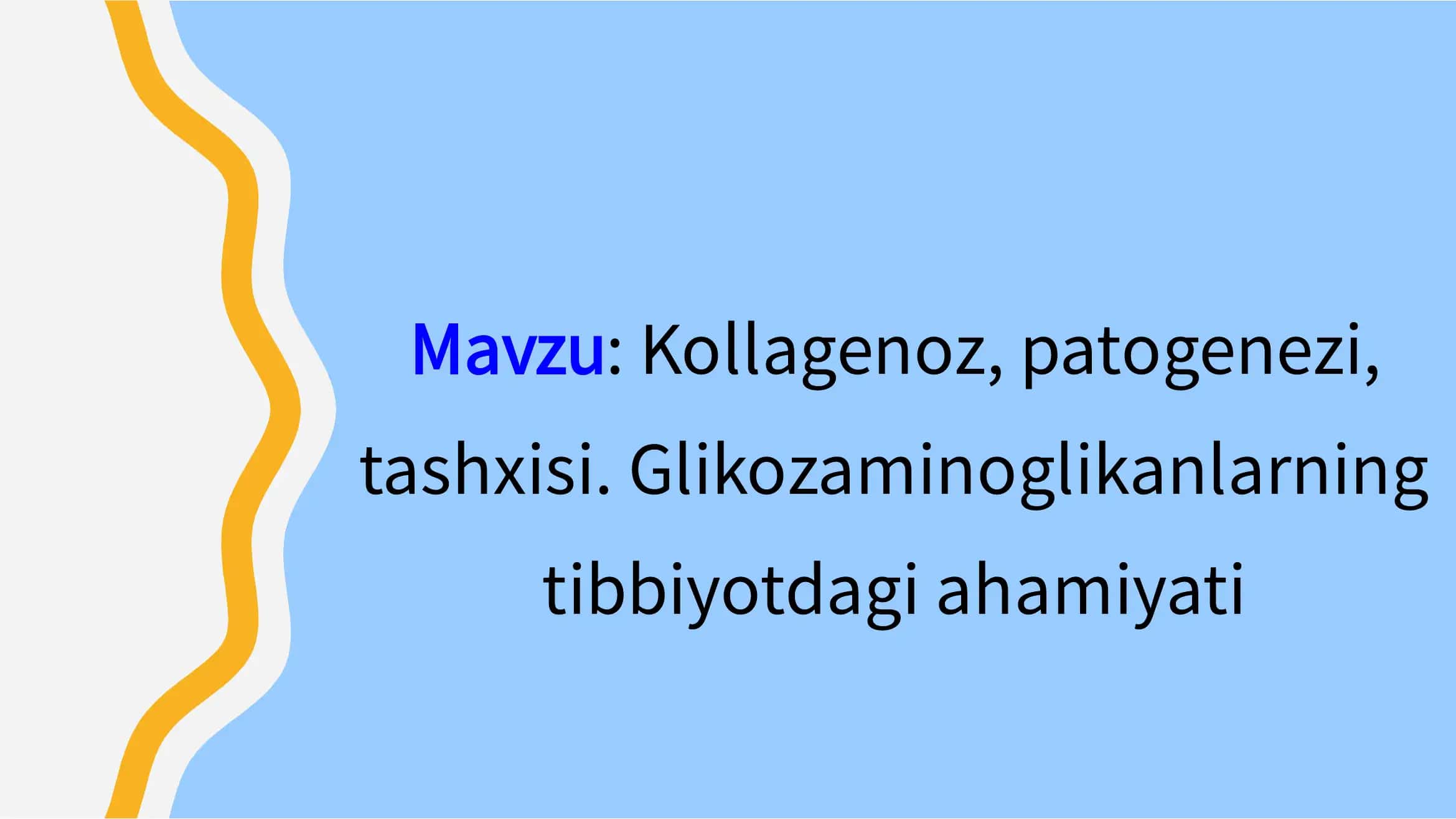 Kollagenoz, patogenezi, tashxisi