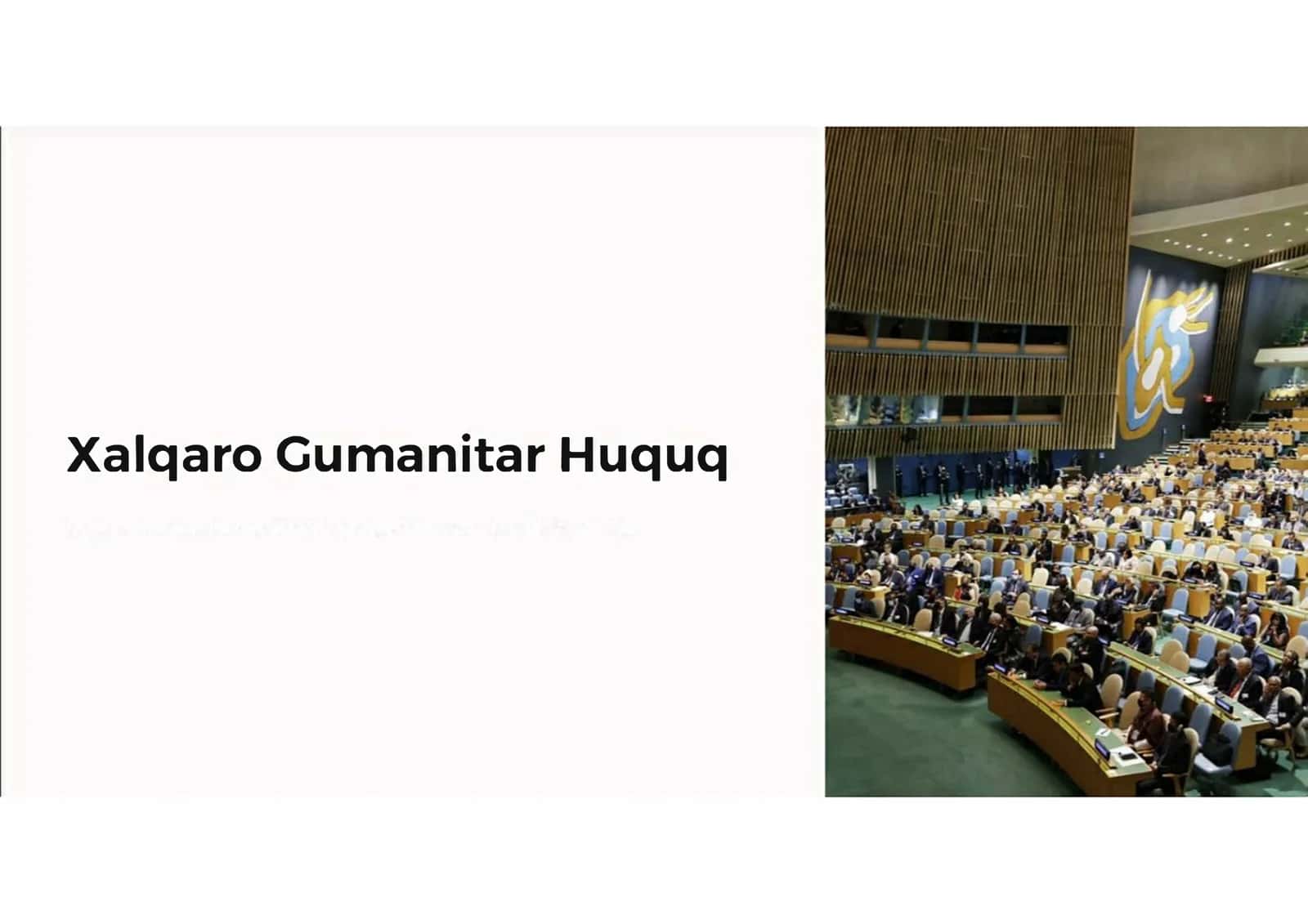 Xalqaro Gumanitar Huquq