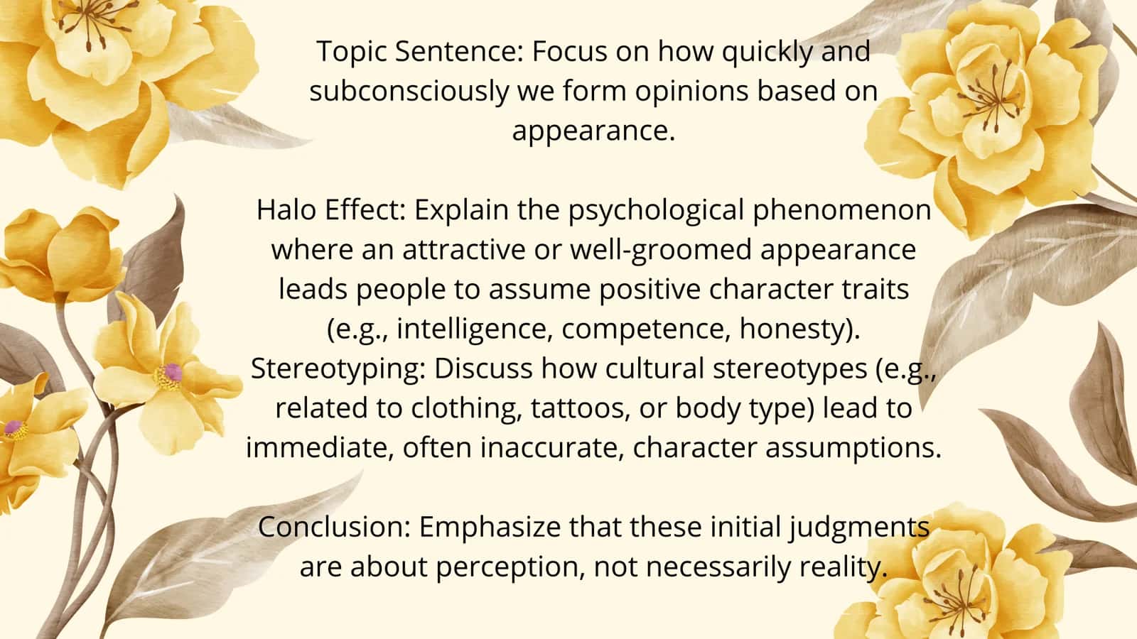 Emotional Expression (The Face)