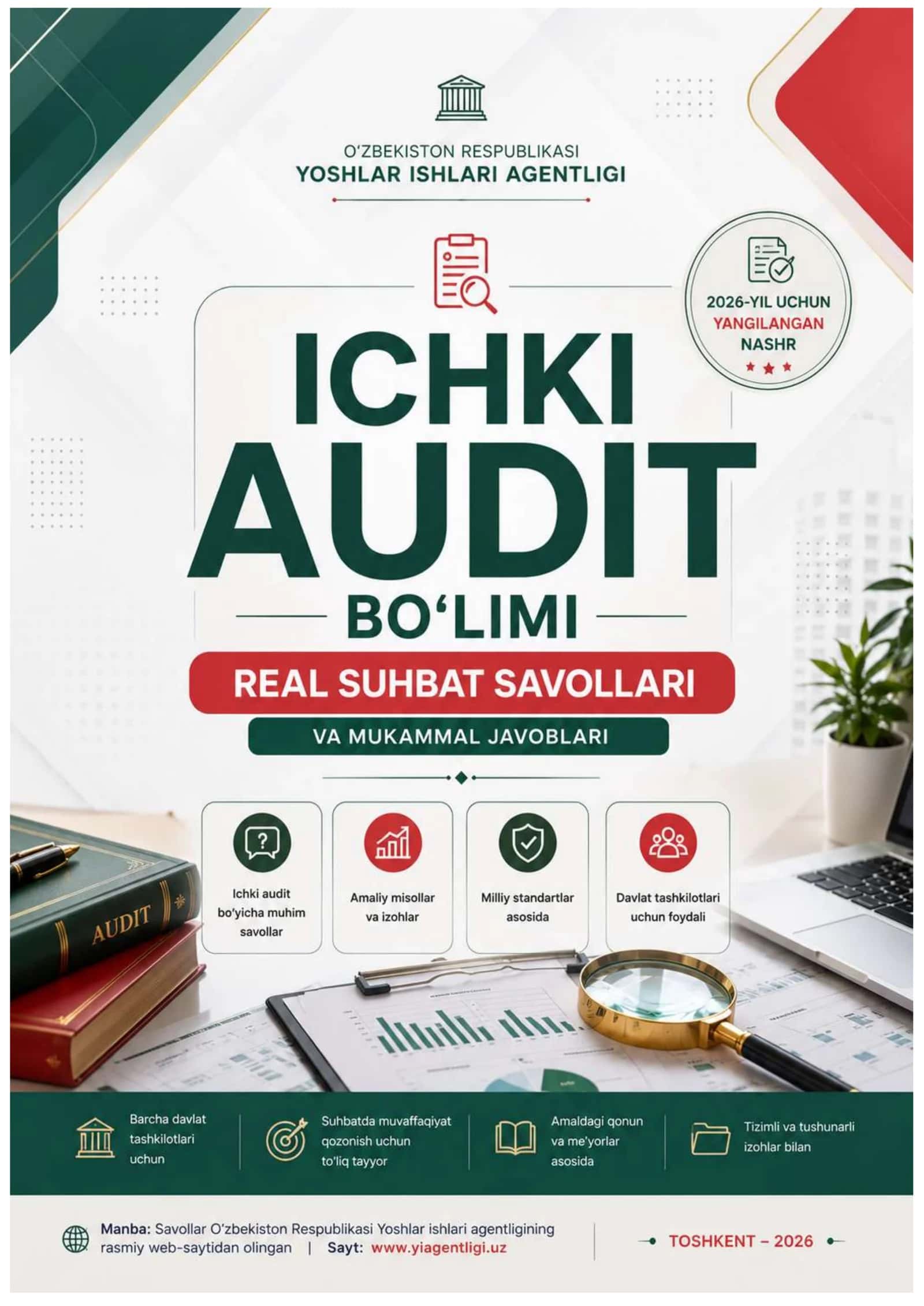 ICHKI AUDIT BO’LIMI SUHBAT SAVOLLARI VA JAVOBLARI