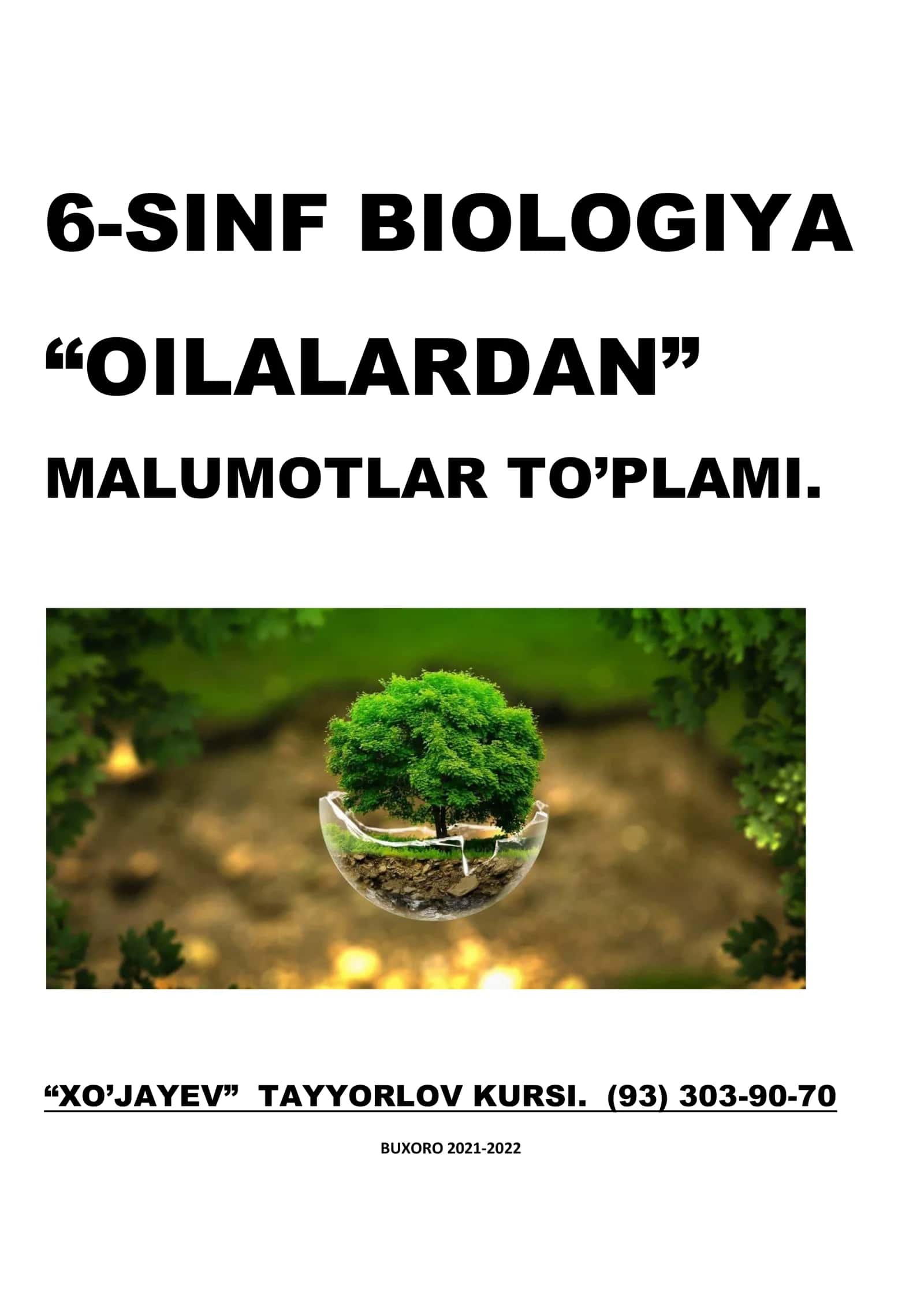 IKKI URUGPALLALI 0‘SIMLIKLAR SINFI (MAGNOLIYASIMONLAR)