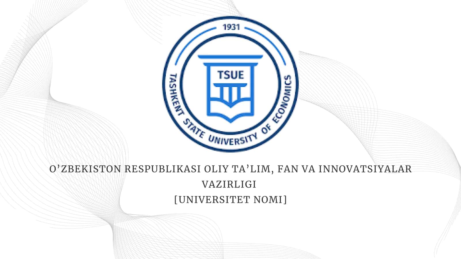 " Boshqaruv hisobiga kirishni tashkil etish " mavzusida taqdimot