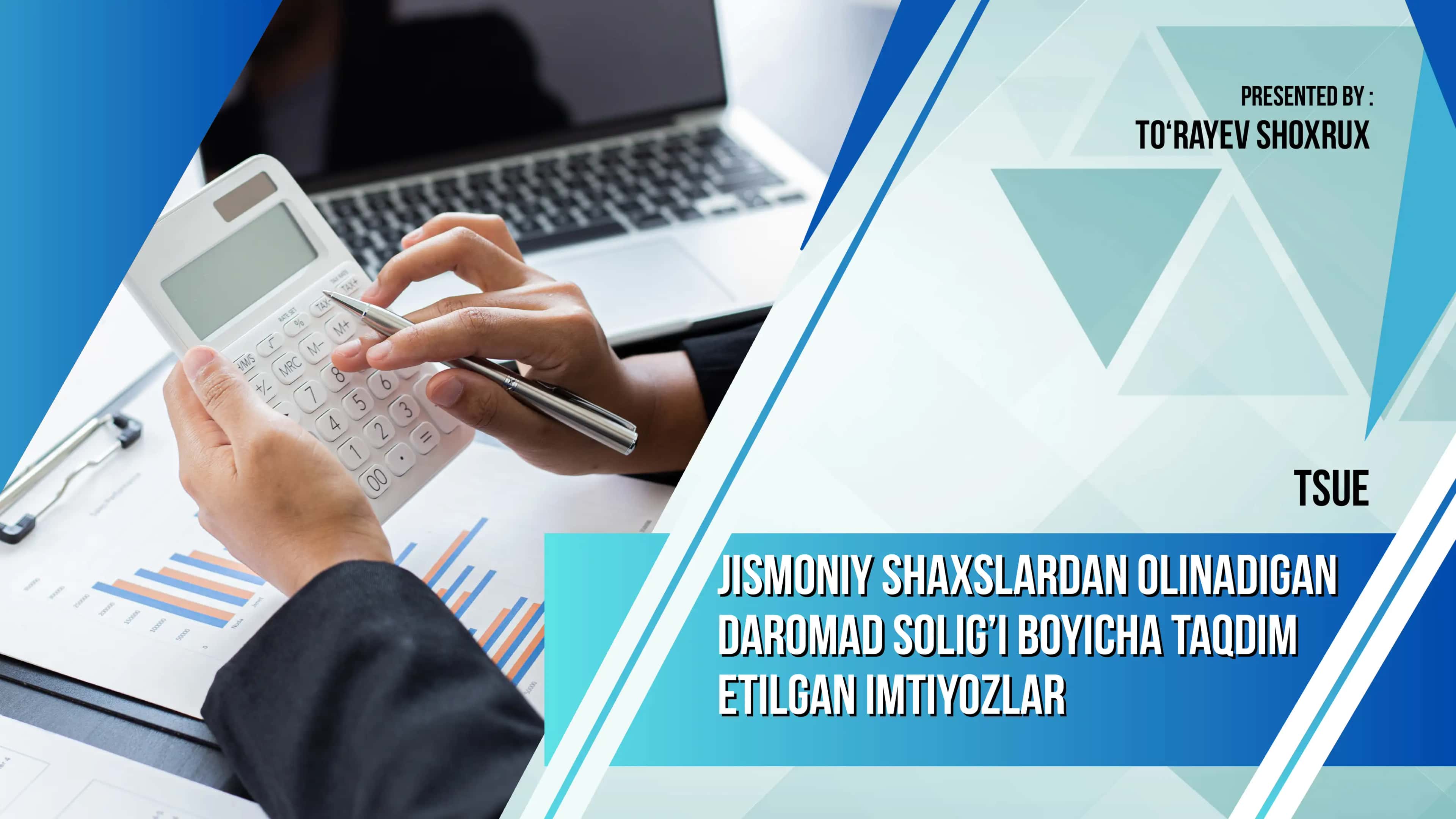 Jismoniy shaxslardan olinadigan daromad solig'i bo'yicha imtiyozlar qo'llanilishi