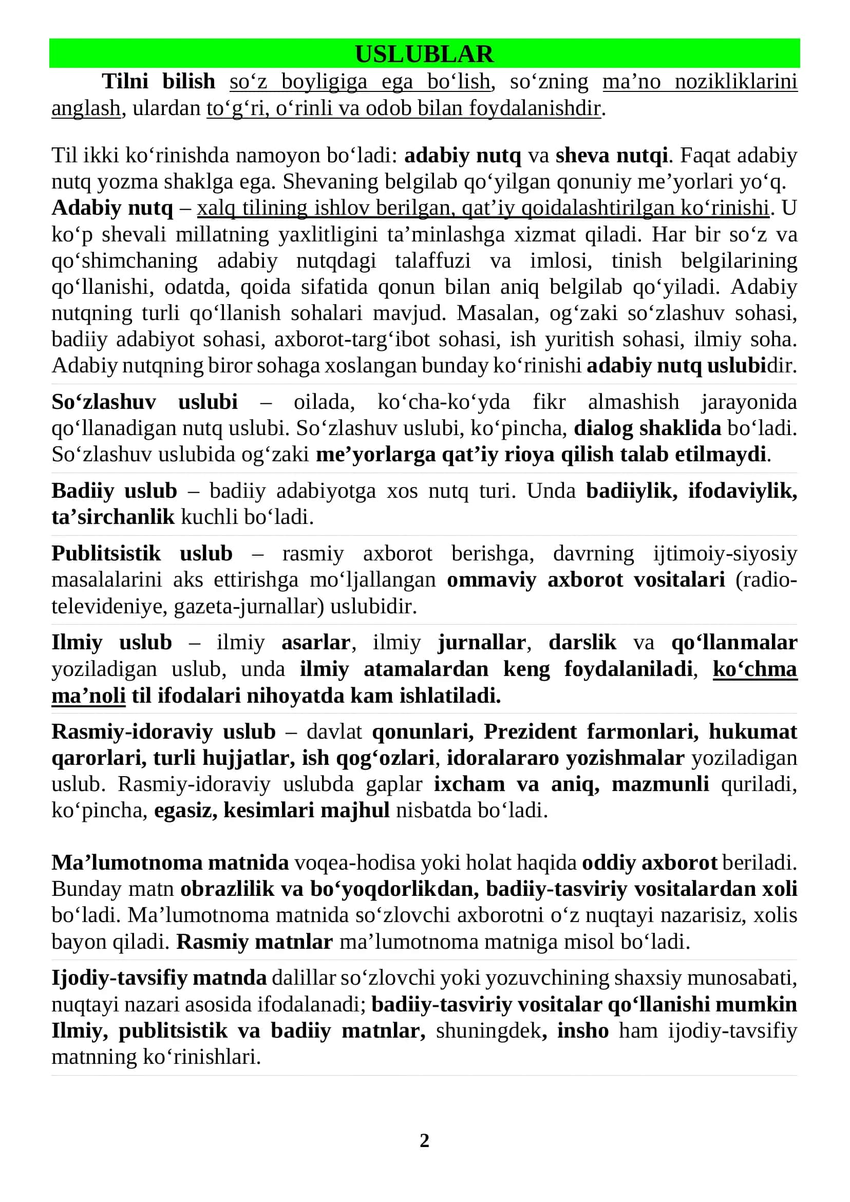 8 - ona tili 100sertifikat mavzulashtirilgan testlar bilan.
