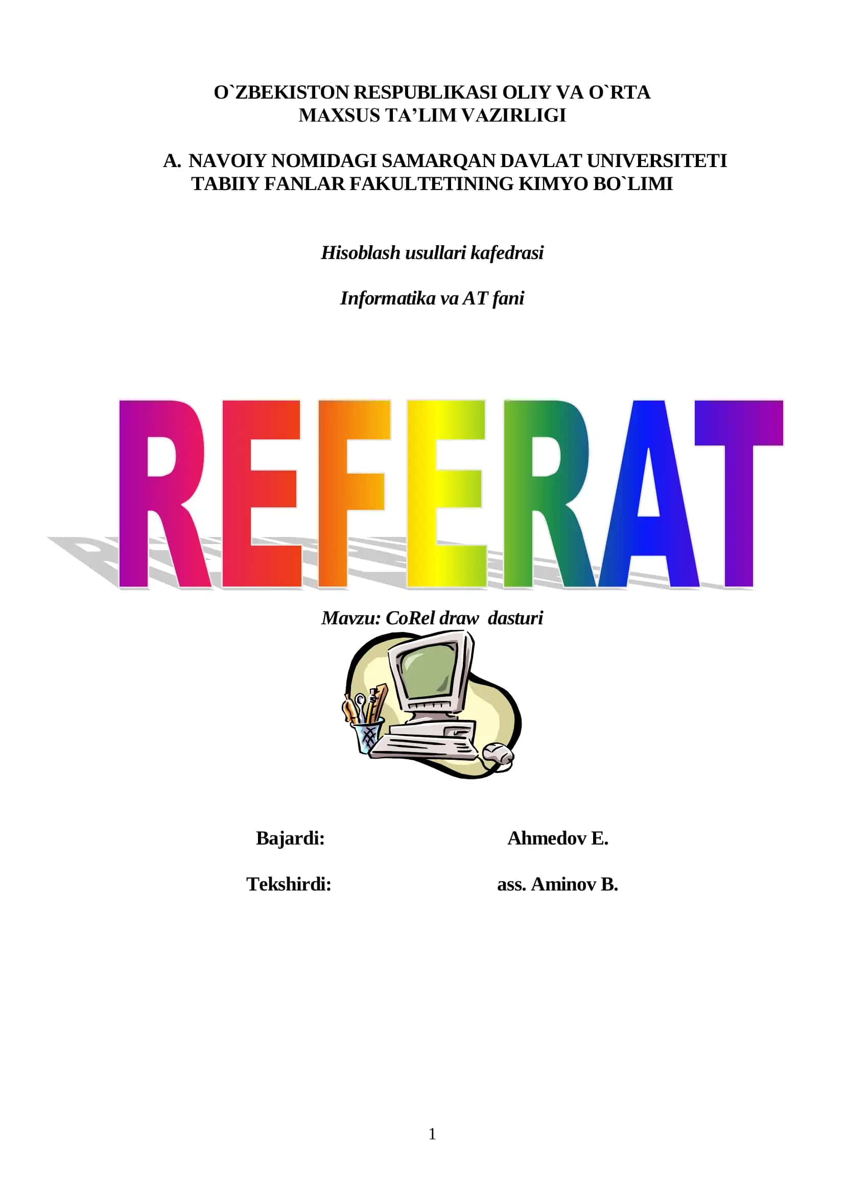 CoRel draw dasturi