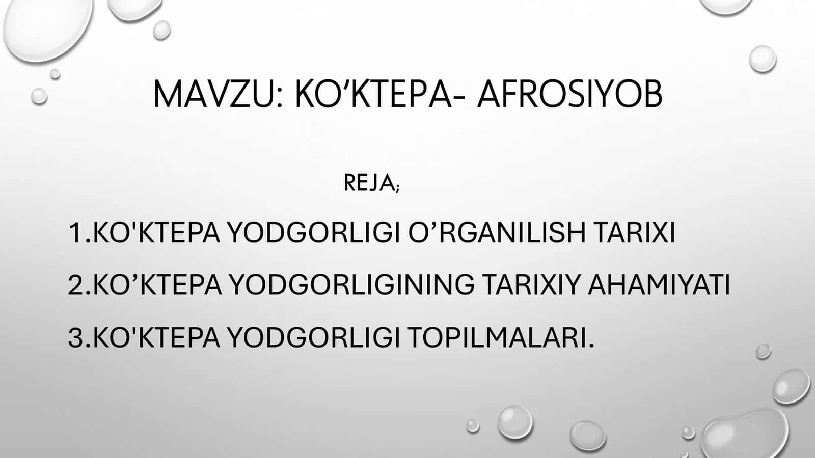 KO’KTEPA-AFROSIYOB