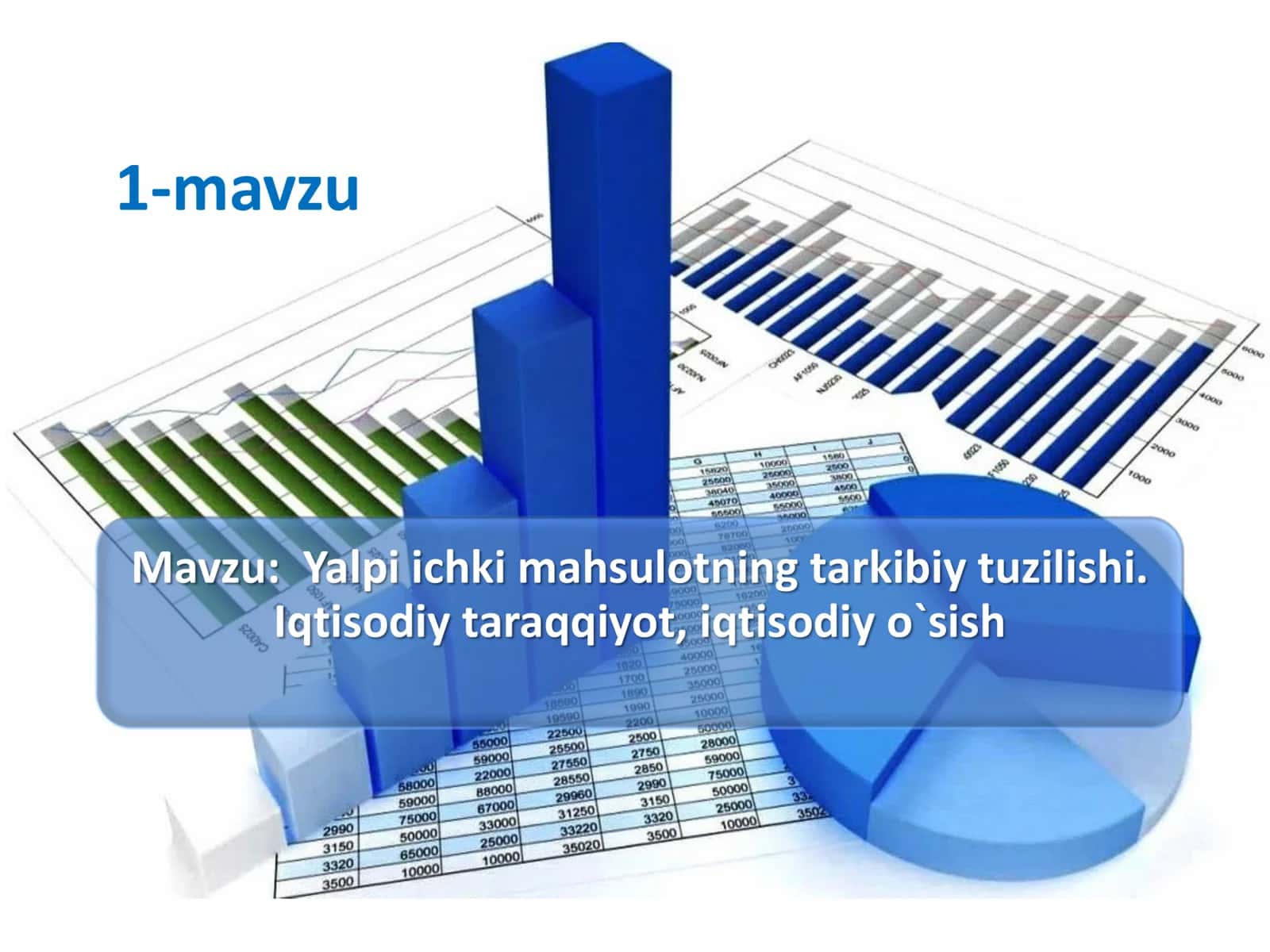 Yalpi ichki mahsulotning tarkibiy tuzilishi