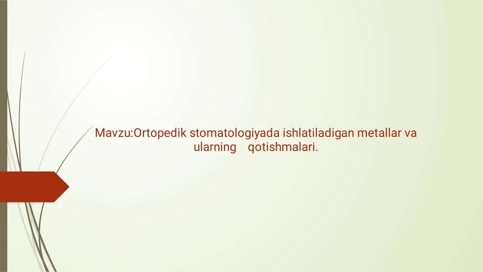 Metallar va qotishmalar