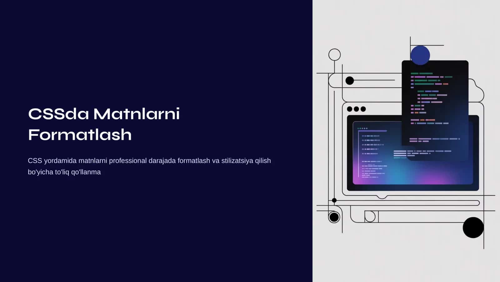 CSSda Matnlarni Formatlash